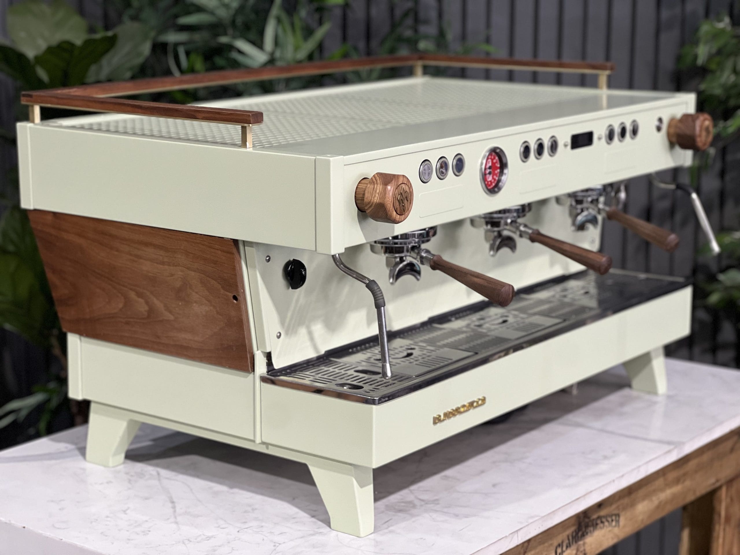 La Marzocco Linea PB 3 Group ABR Sage Green & Timber