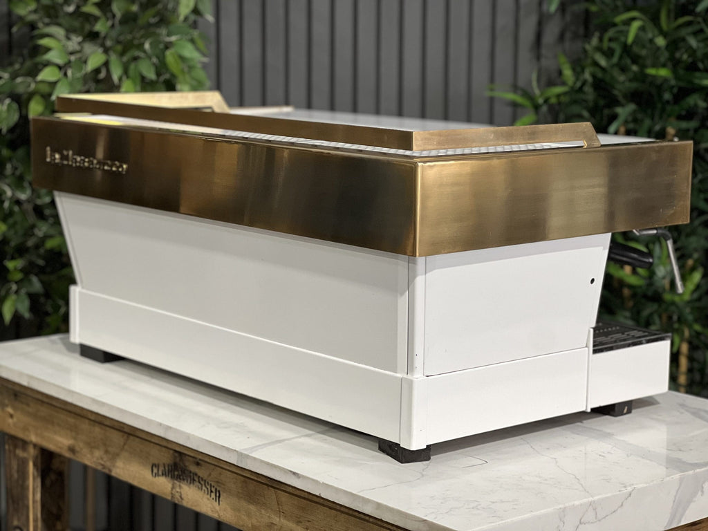 La Marzocco Linea PB 3 Group White Gold Used la-marzocco-linea-pb-3-group-white-gold-used