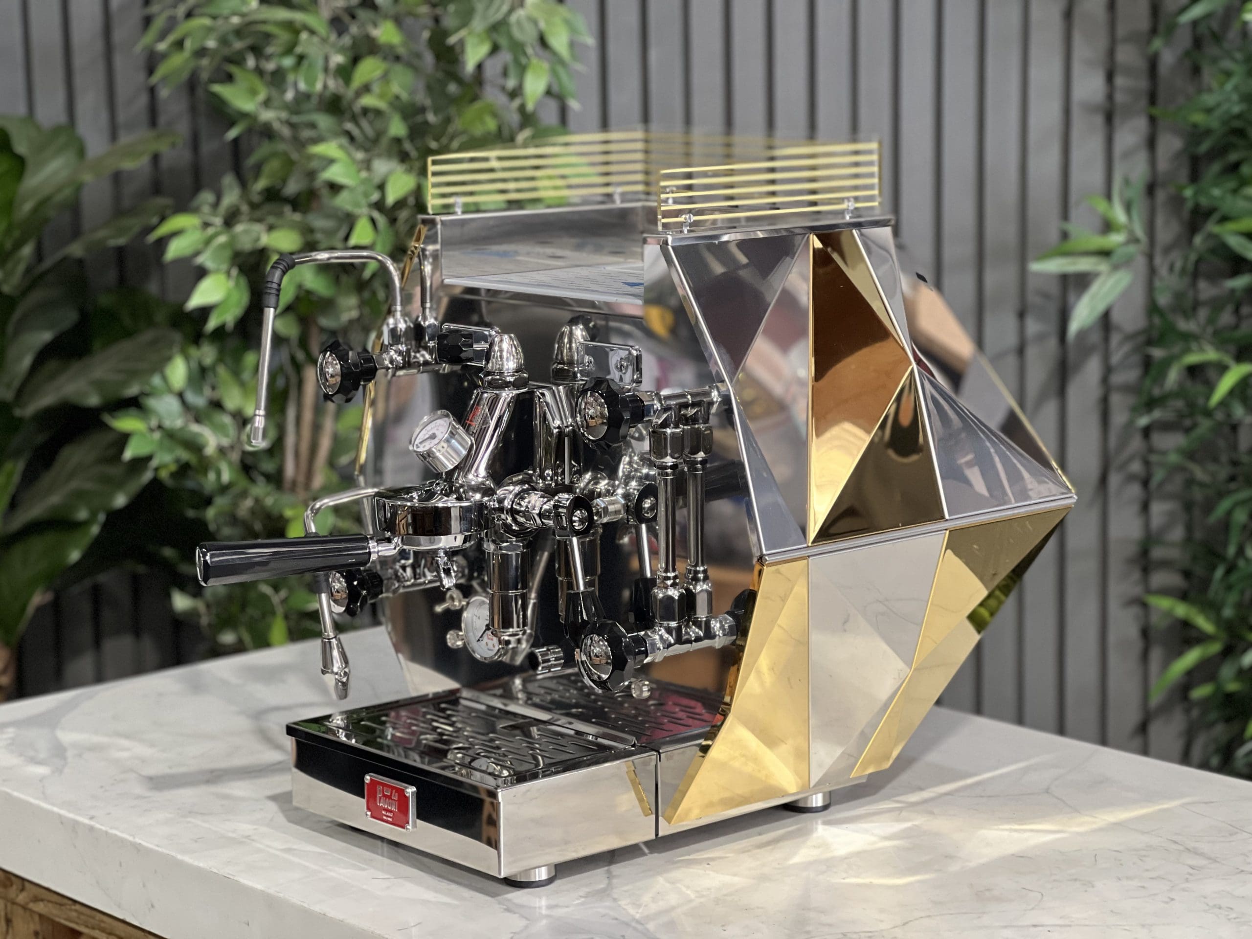 La Pavoni Diamantina 1 Group Stainless & Gold - New