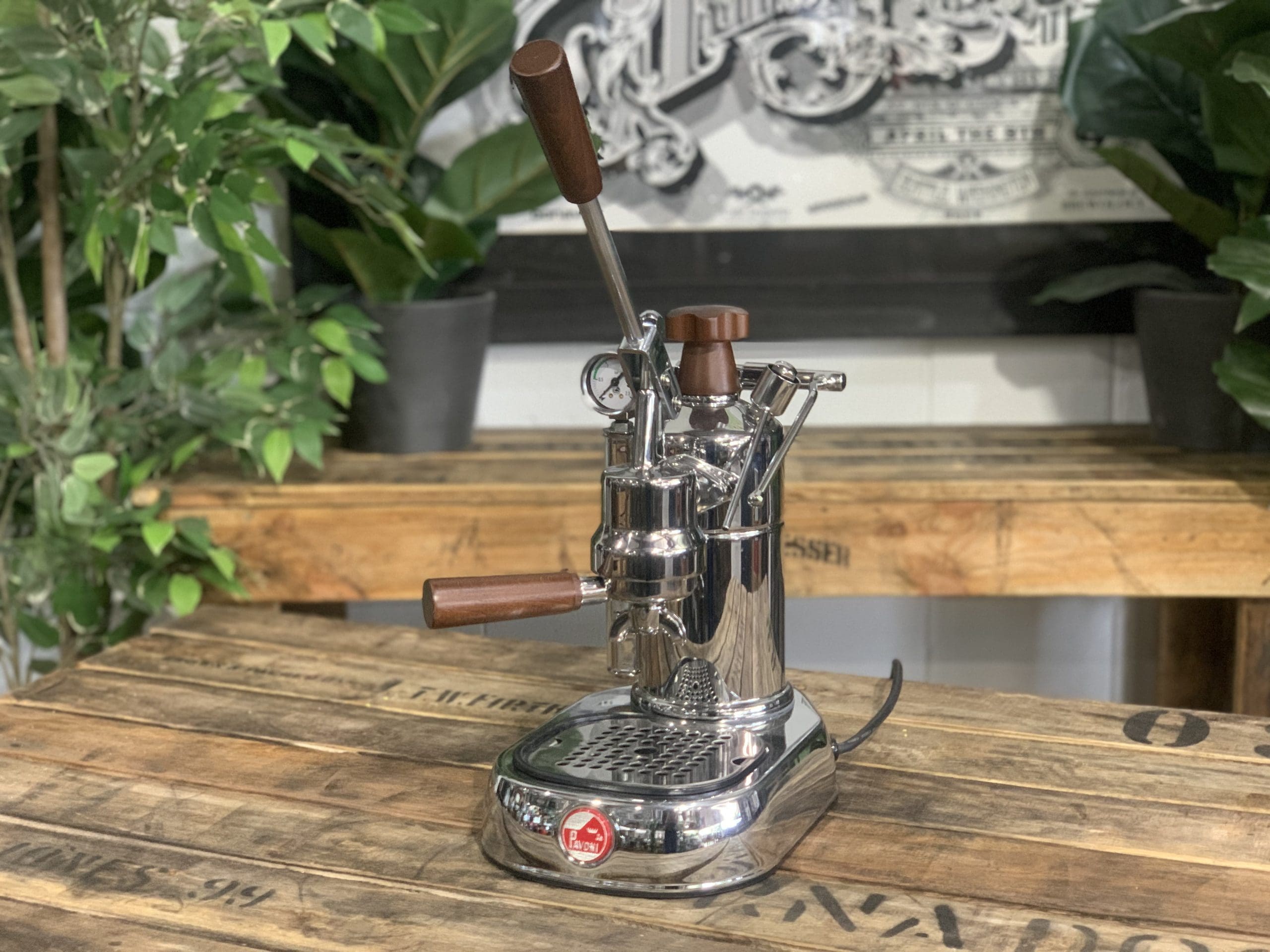 La Pavoni Professional PL 1 Group Stainless & Timber - New