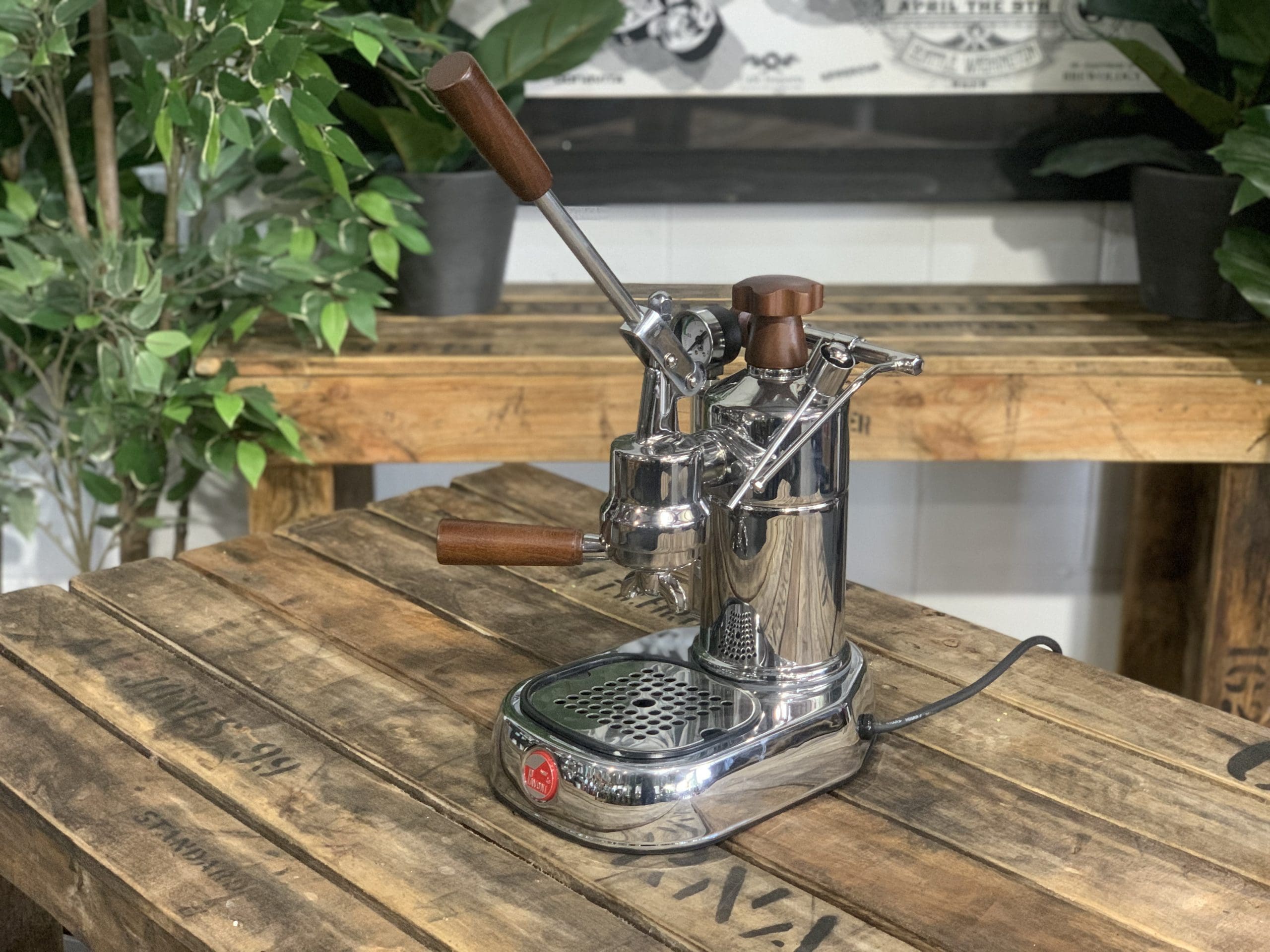 La Pavoni Professional PL 1 Group Stainless & Timber - New