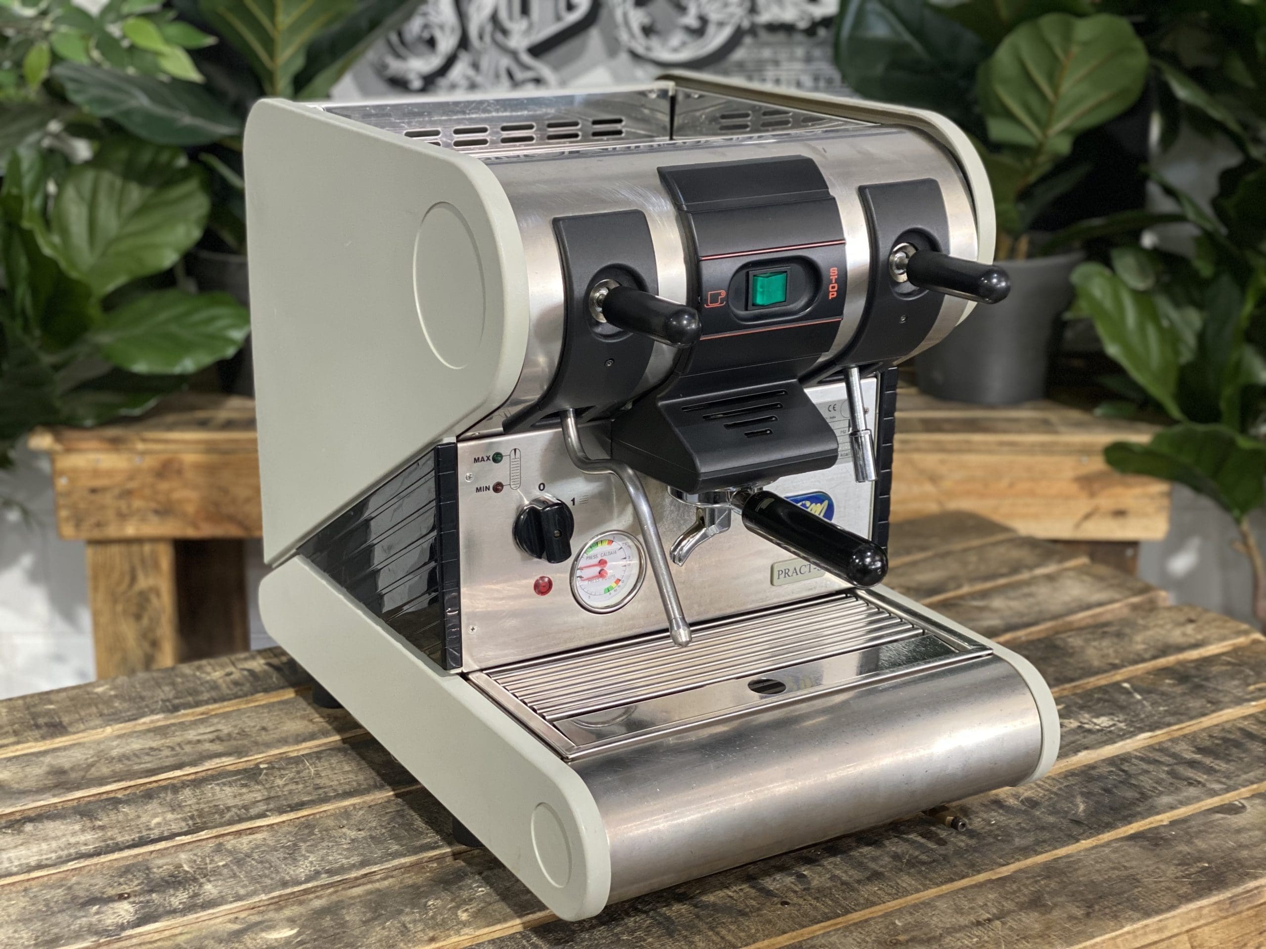 La San Marco 95 Pract-S Semi-Automatic 1 Group Grey Espresso Coffee Machine