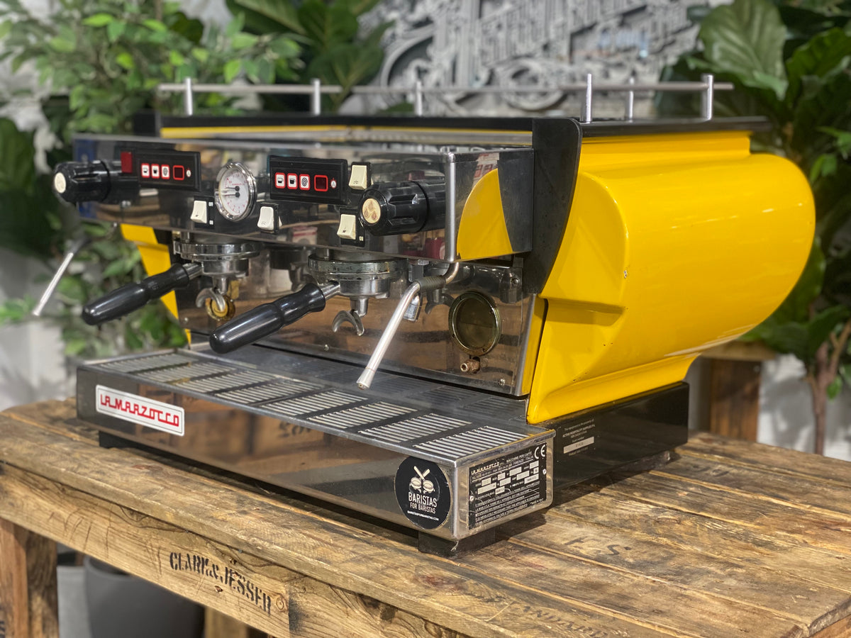 La Marzocco FB70 2 Group Coffee Machine Yellow - Used