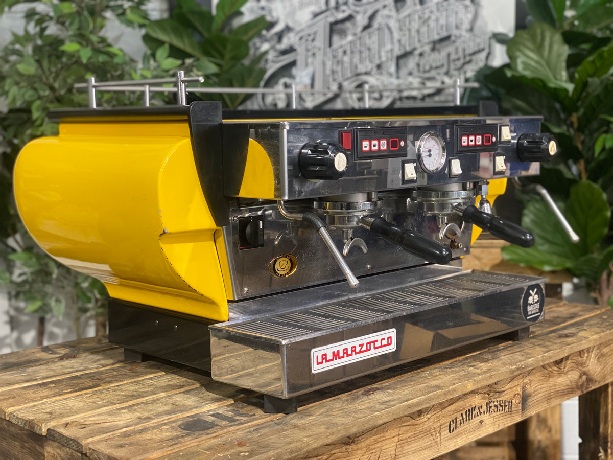 La Marzocco FB70 2 Group Coffee Machine Yellow - Used