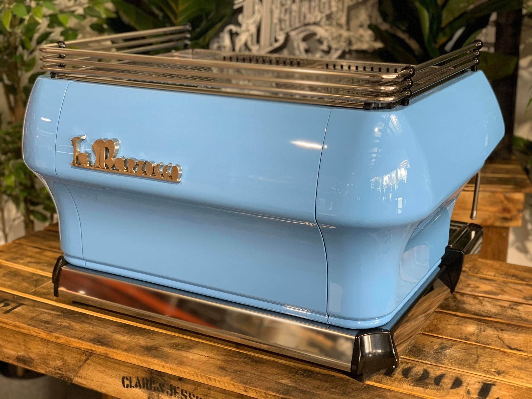 La Marzocco FB80 2 Group Baby Blue Espresso Coffee Machine - Used