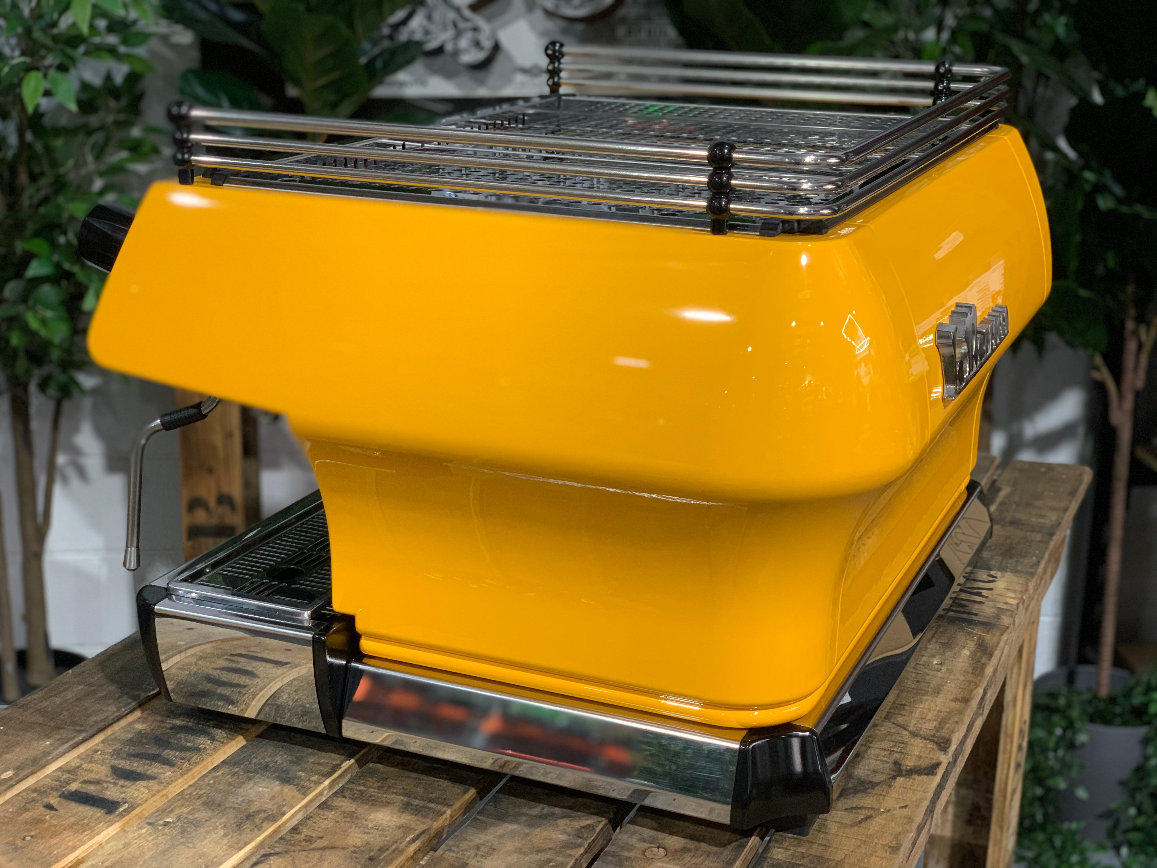 La Marzocco FB80 2 Group Deep Yellow Espresso Coffee Machine - Used