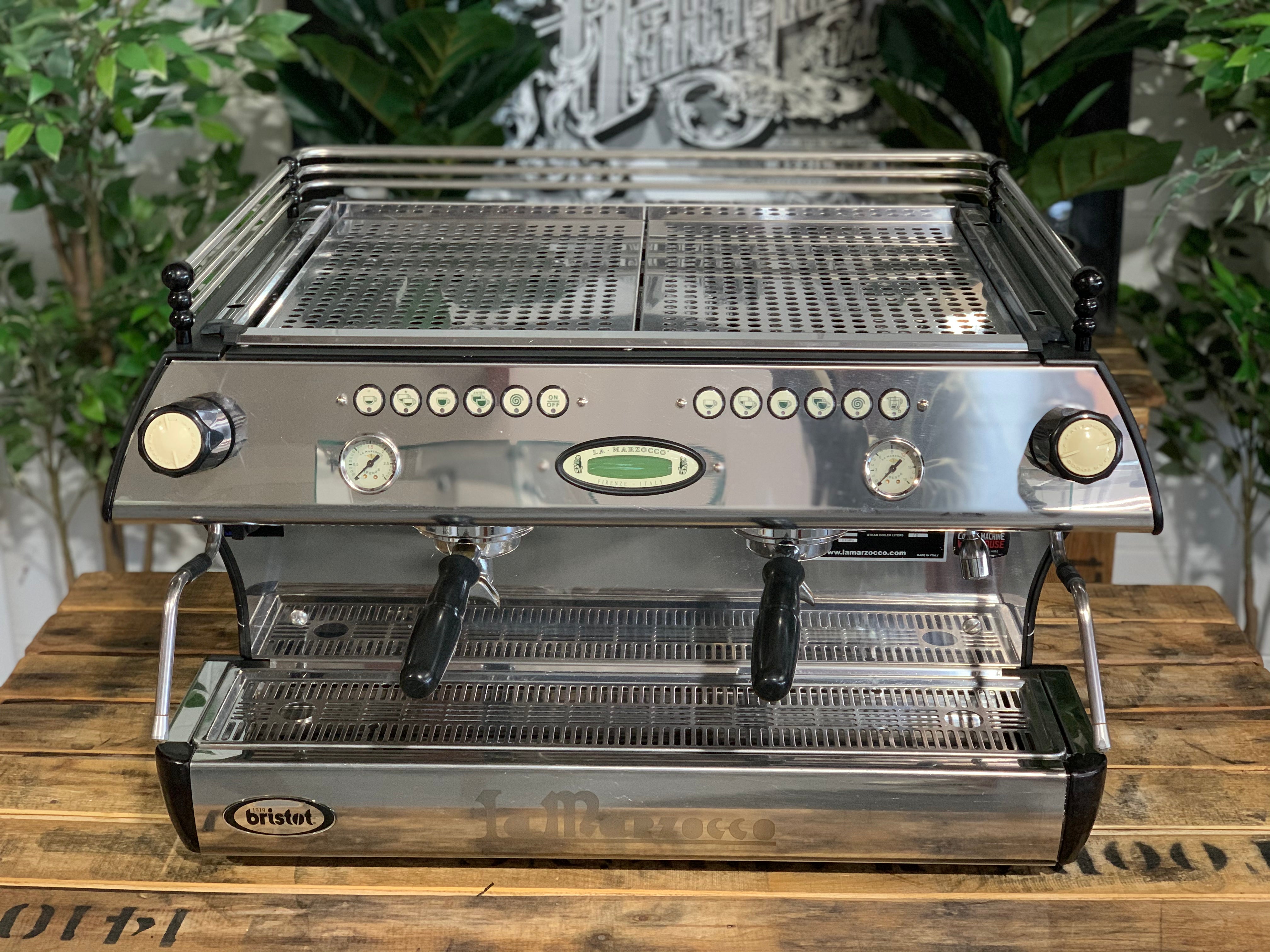 La Marzocco FB80 2 Group Black w/ orange Espresso Coffee Machine - Used