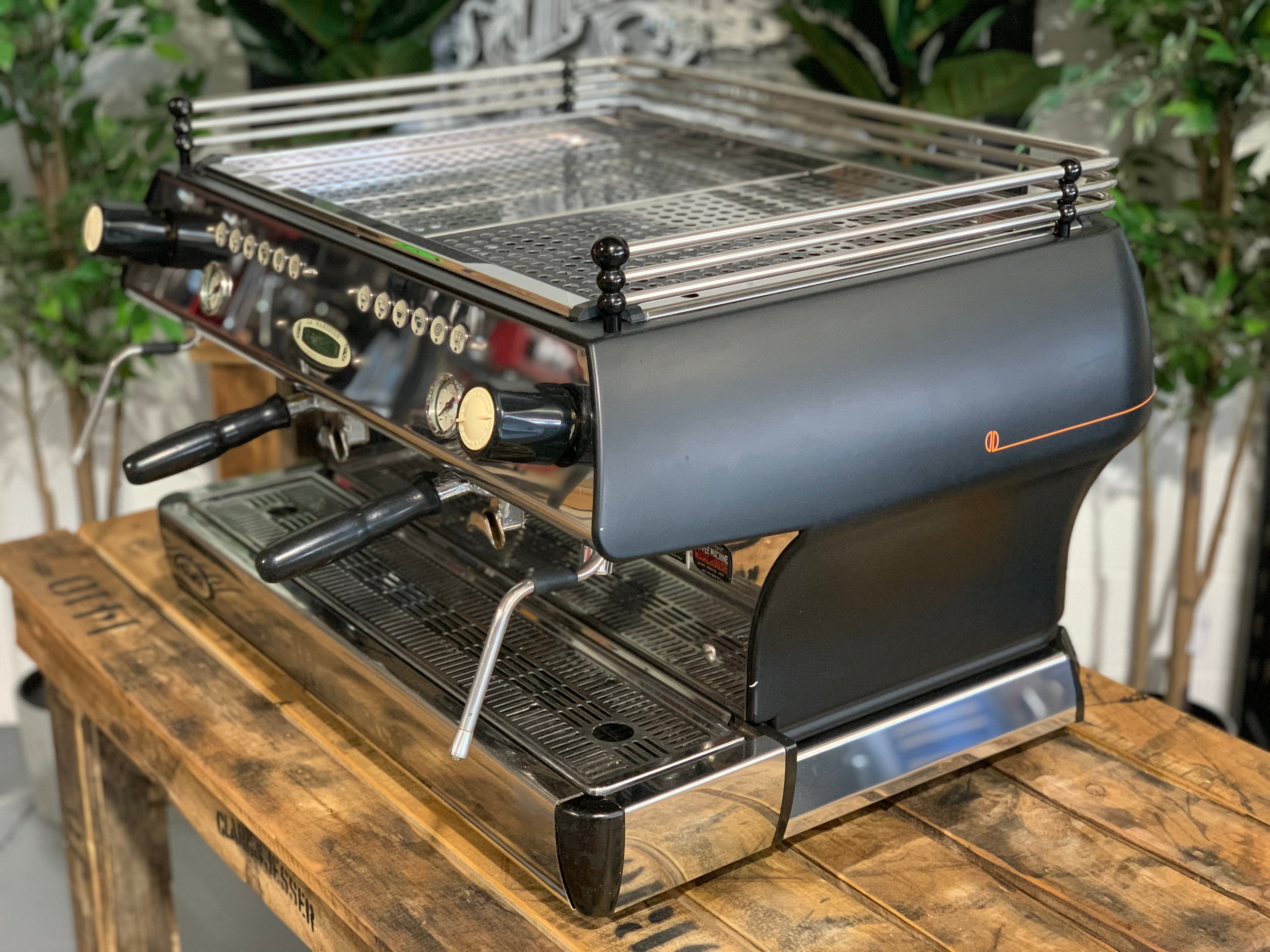 La Marzocco FB80 2 Group Black w/ orange Espresso Coffee Machine - Used