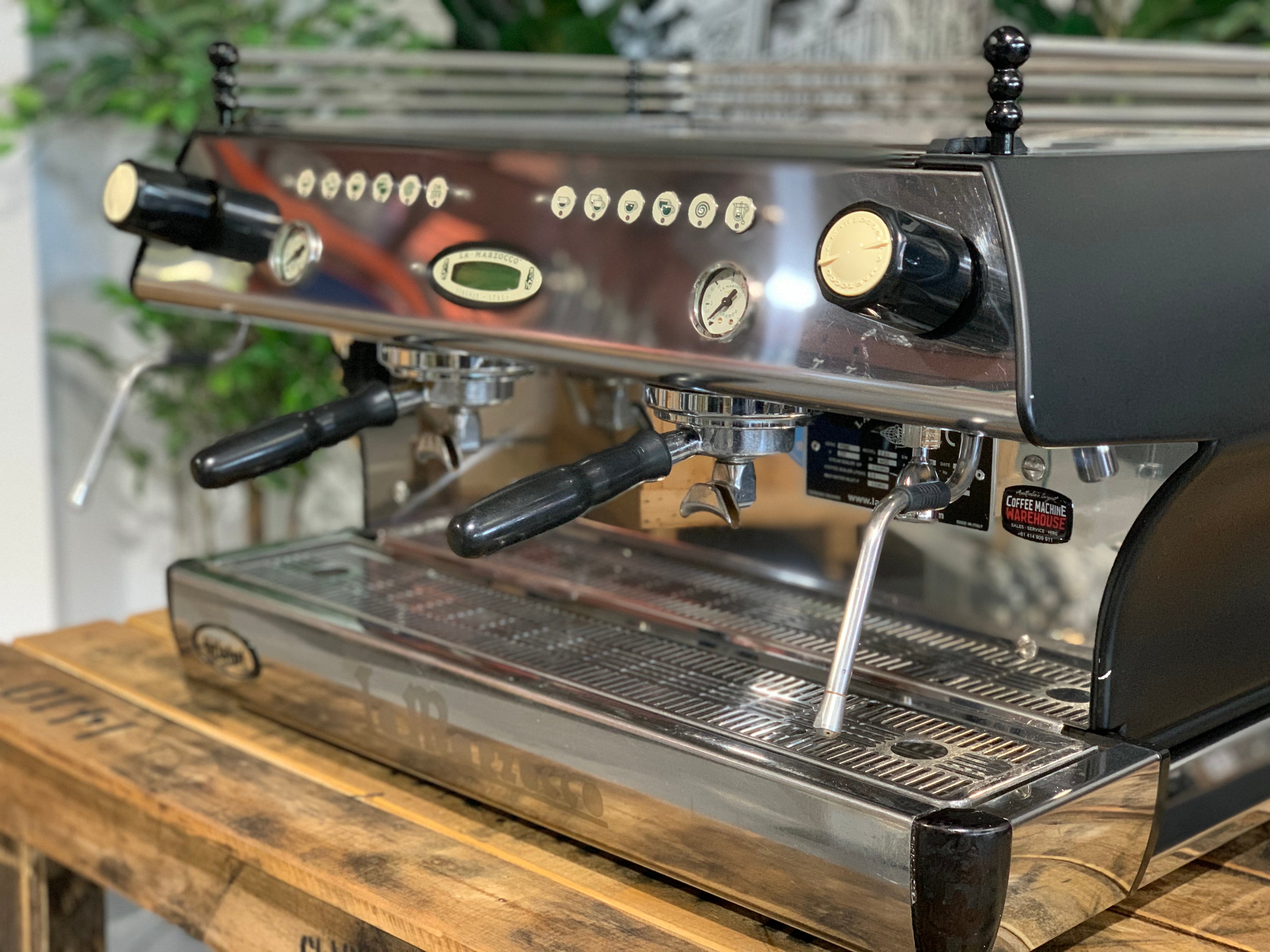 La Marzocco FB80 2 Group Black w/ orange Espresso Coffee Machine - Used