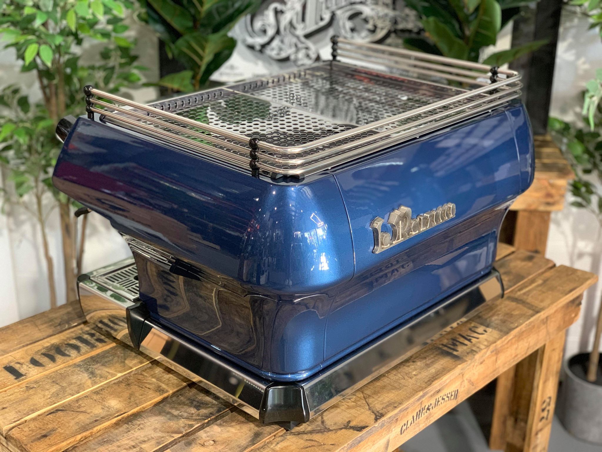 La Marzocco FB80 2 Group Electric Blue Espresso Coffee Machine - Used