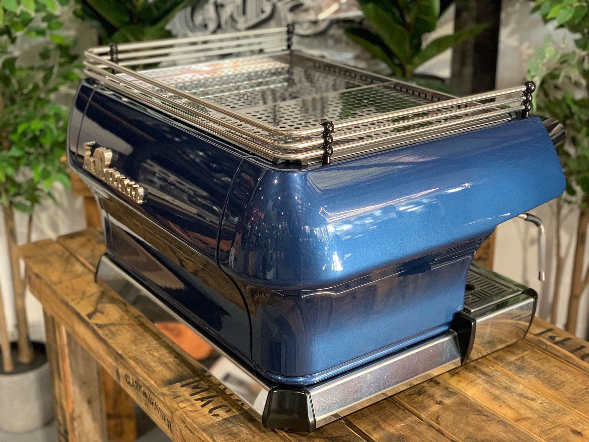 La Marzocco FB80 2 Group Electric Blue Espresso Coffee Machine - Used