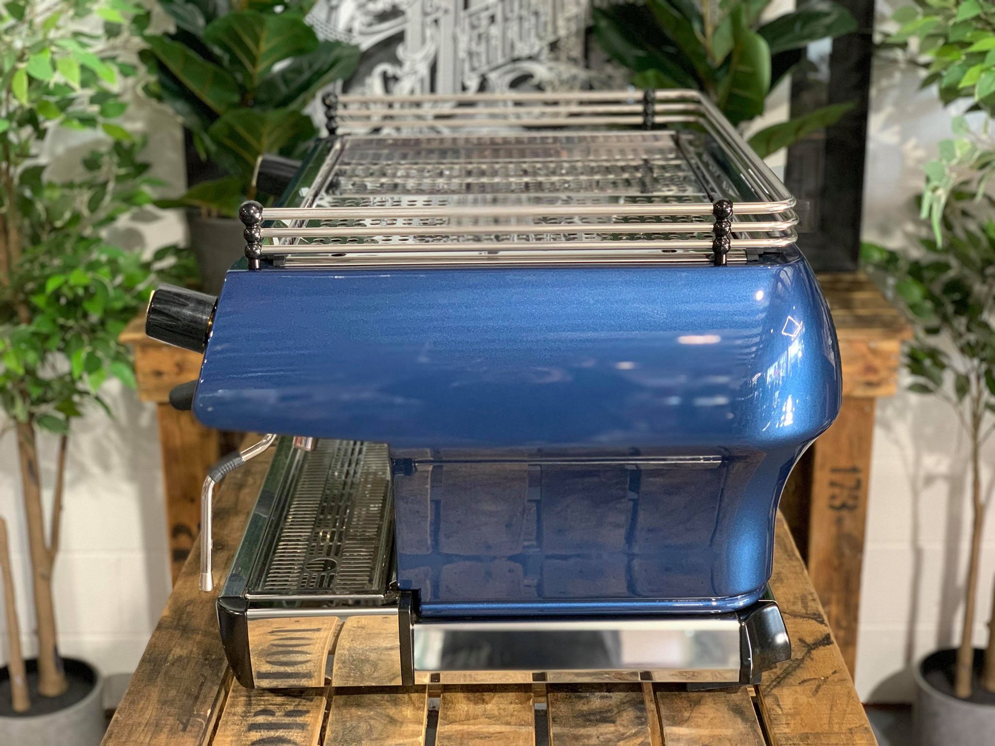 La Marzocco FB80 2 Group Electric Blue Espresso Coffee Machine - Used
