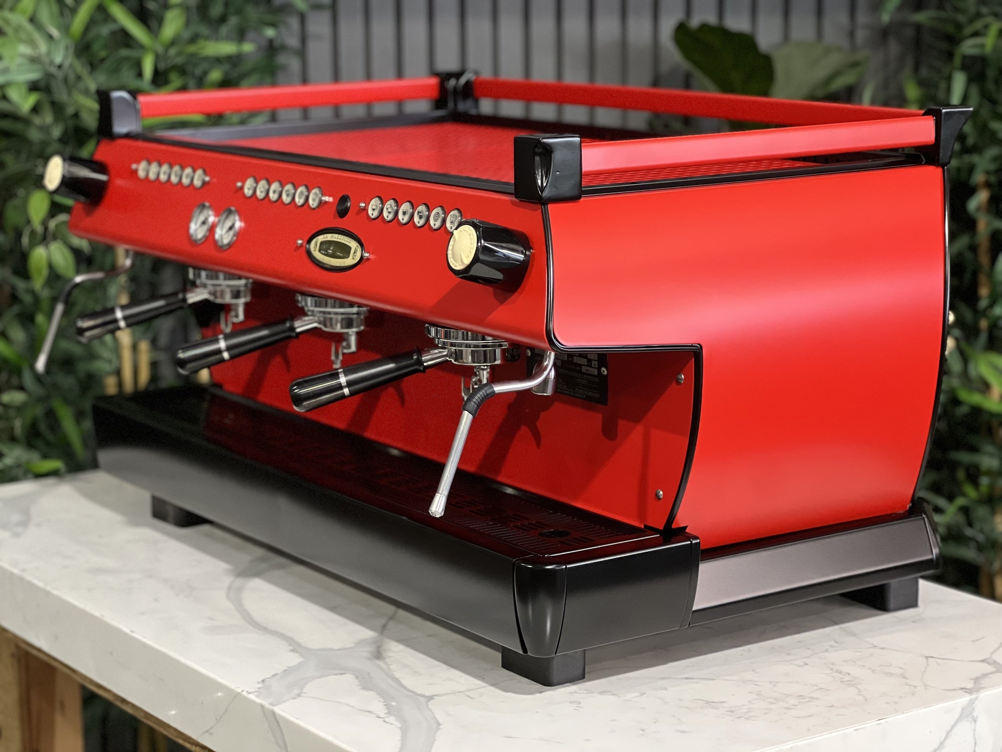 La Marzocco GB5 3 Group Red & Black