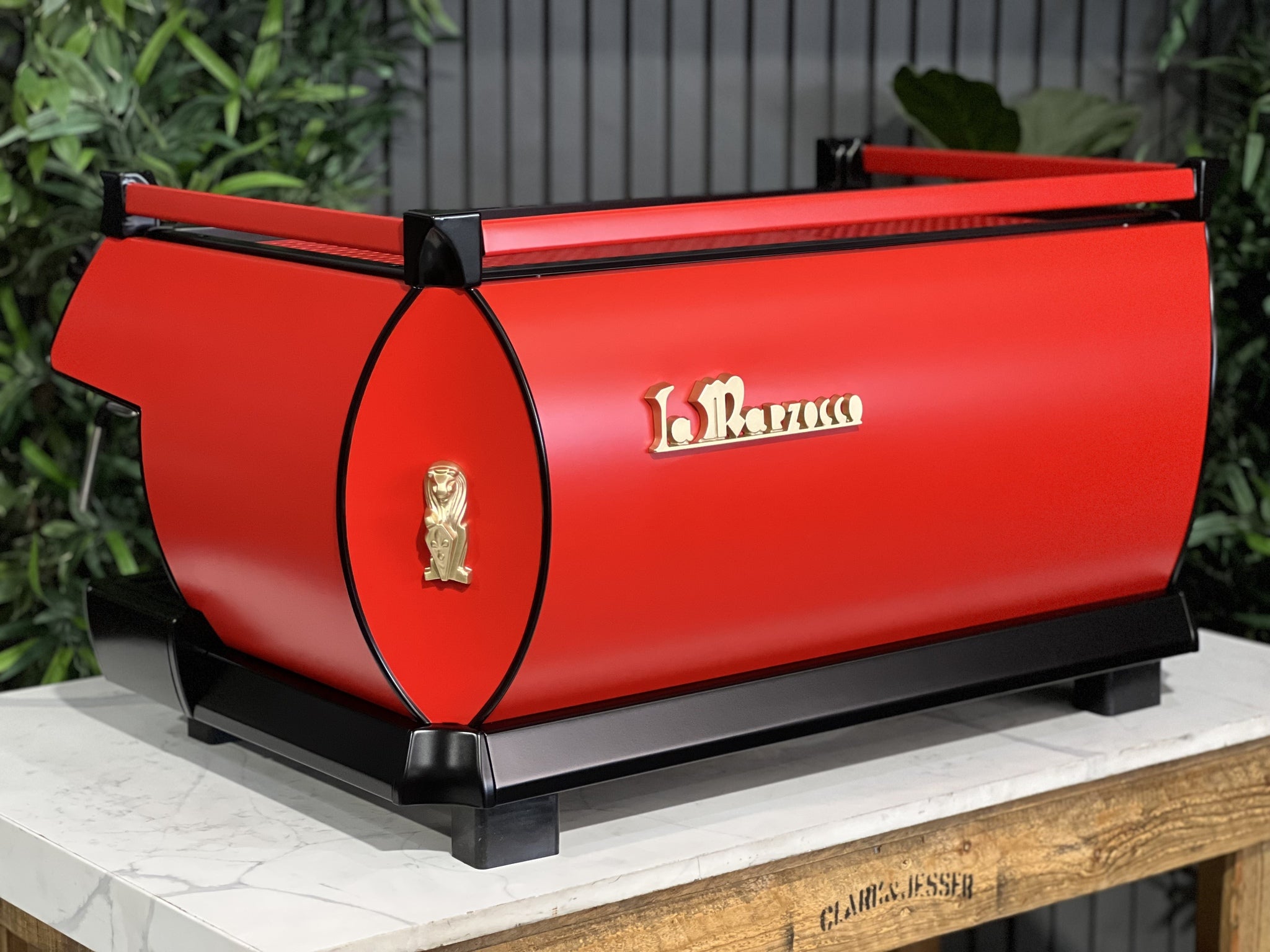 La Marzocco GB5 3 Group Red & Black