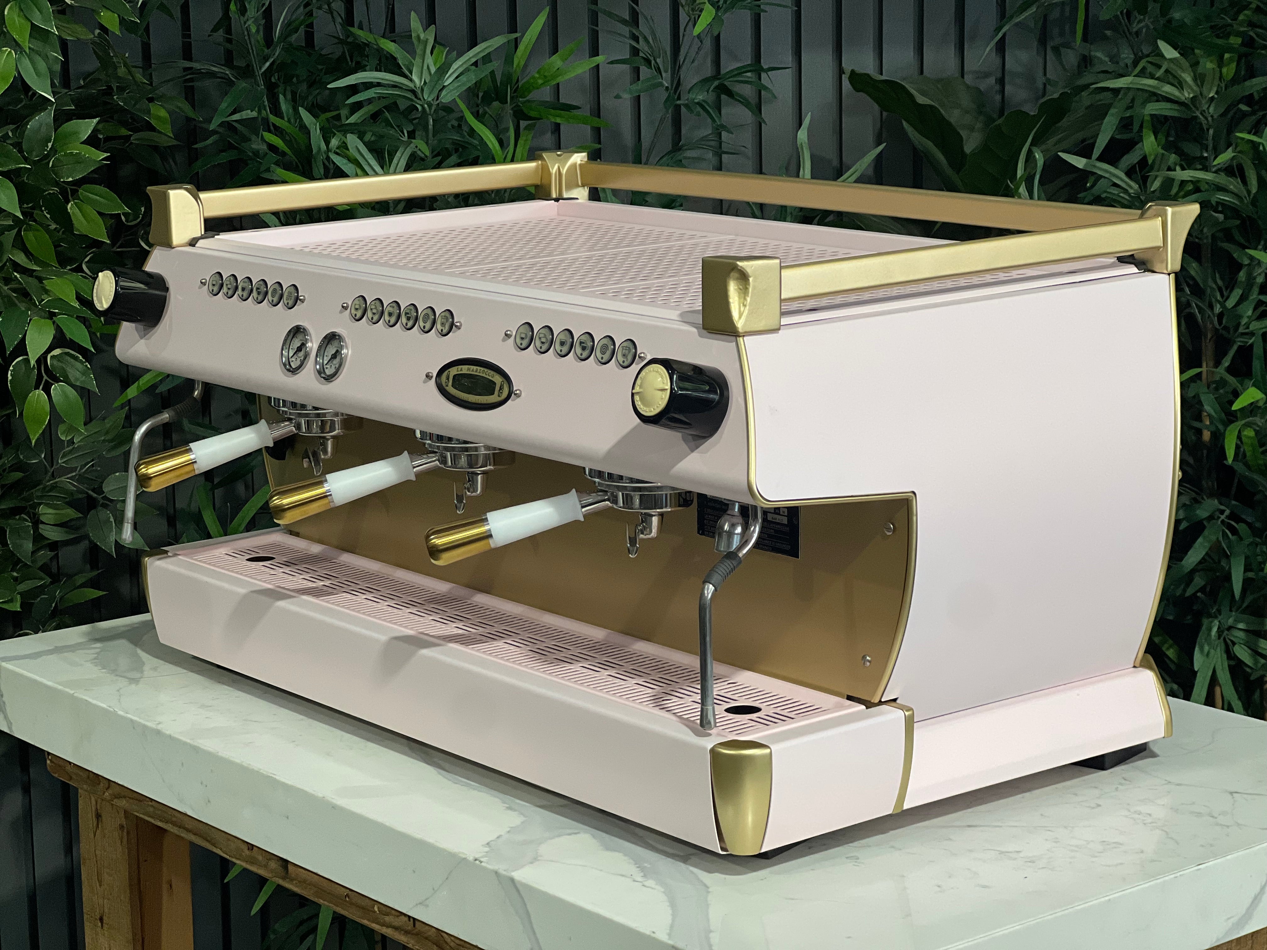 La Marzocco GB5 3 Group Coffee Machine Pink & Gold