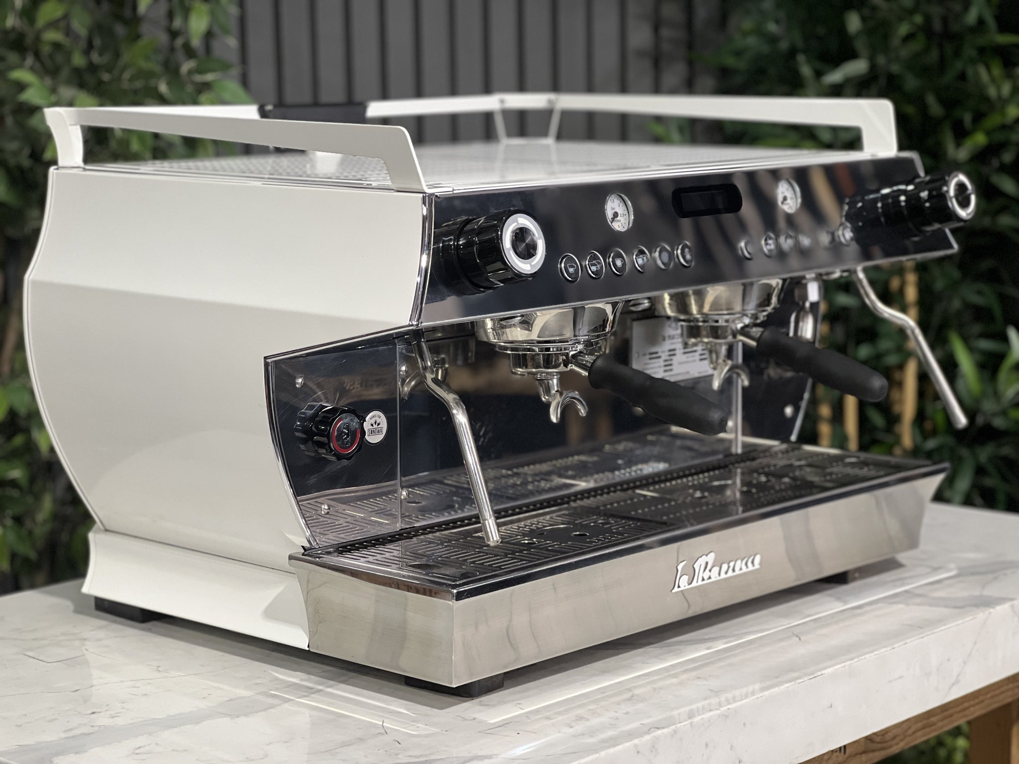 La Marzocco GB5 X ABR 2 Group Coffee Machine White & Stainless