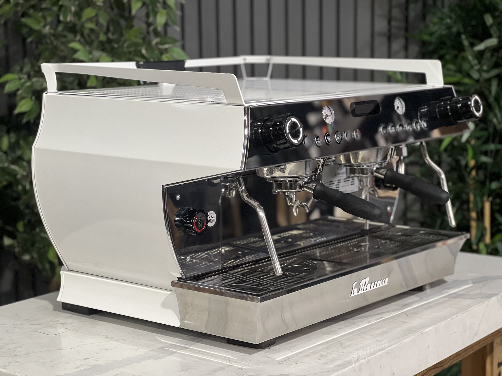 La Marzocco GB5 X ABR 2 Group Coffee Machine White & Stainless