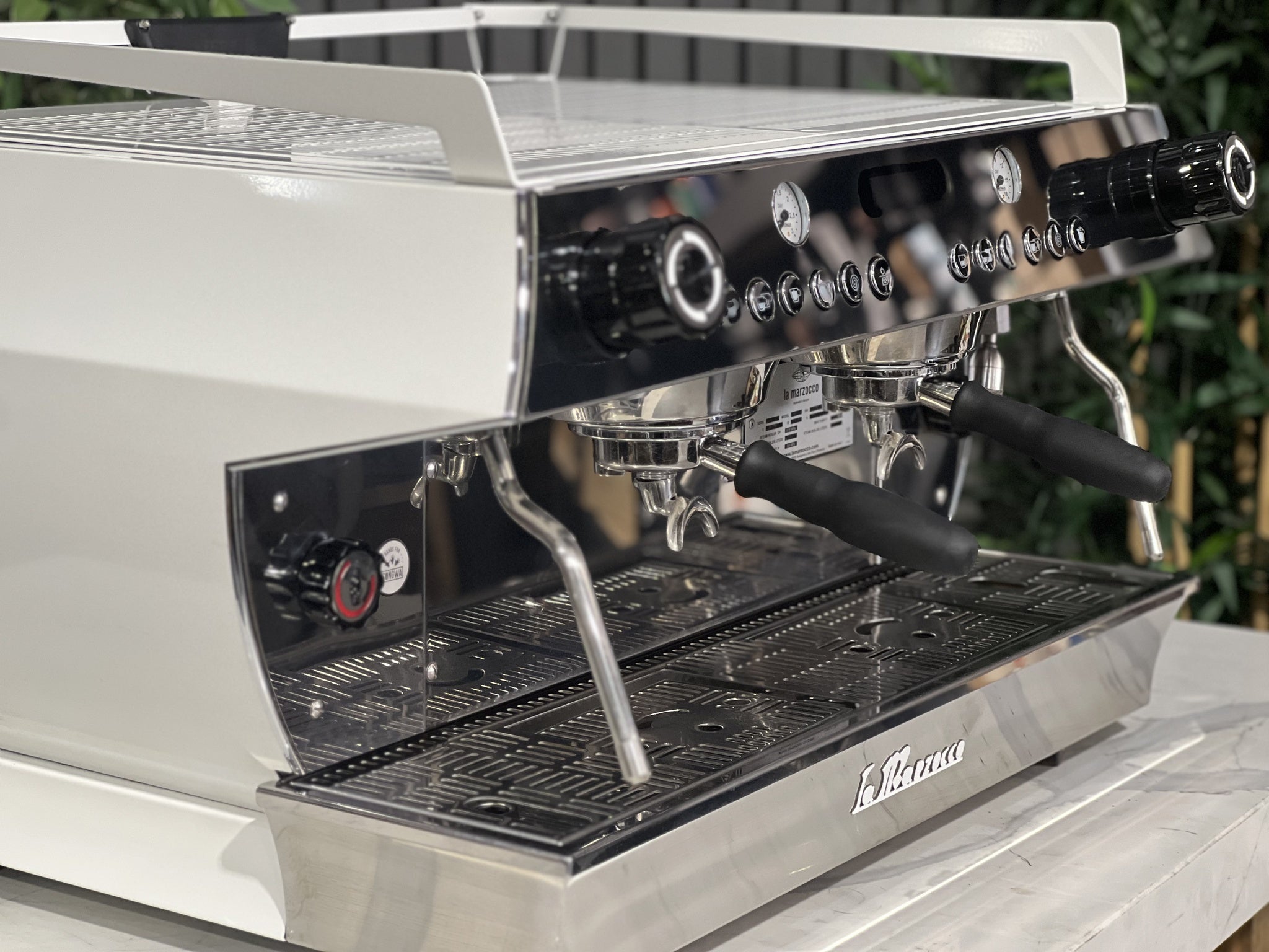 La Marzocco GB5 X ABR 2 Group Coffee Machine White & Stainless