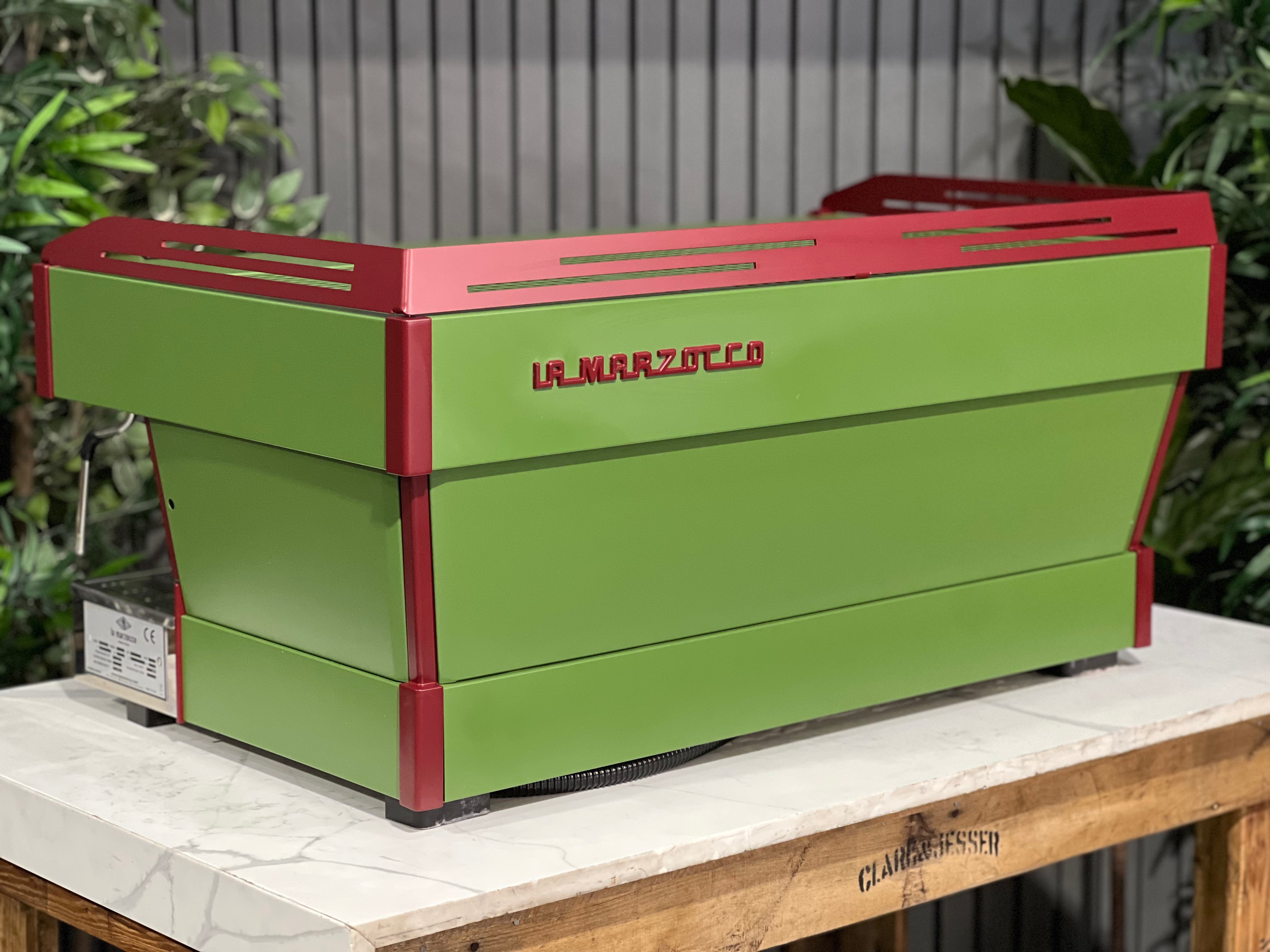La Marzocco Linea PB 3 Group Coffee Machine Green & Red - New