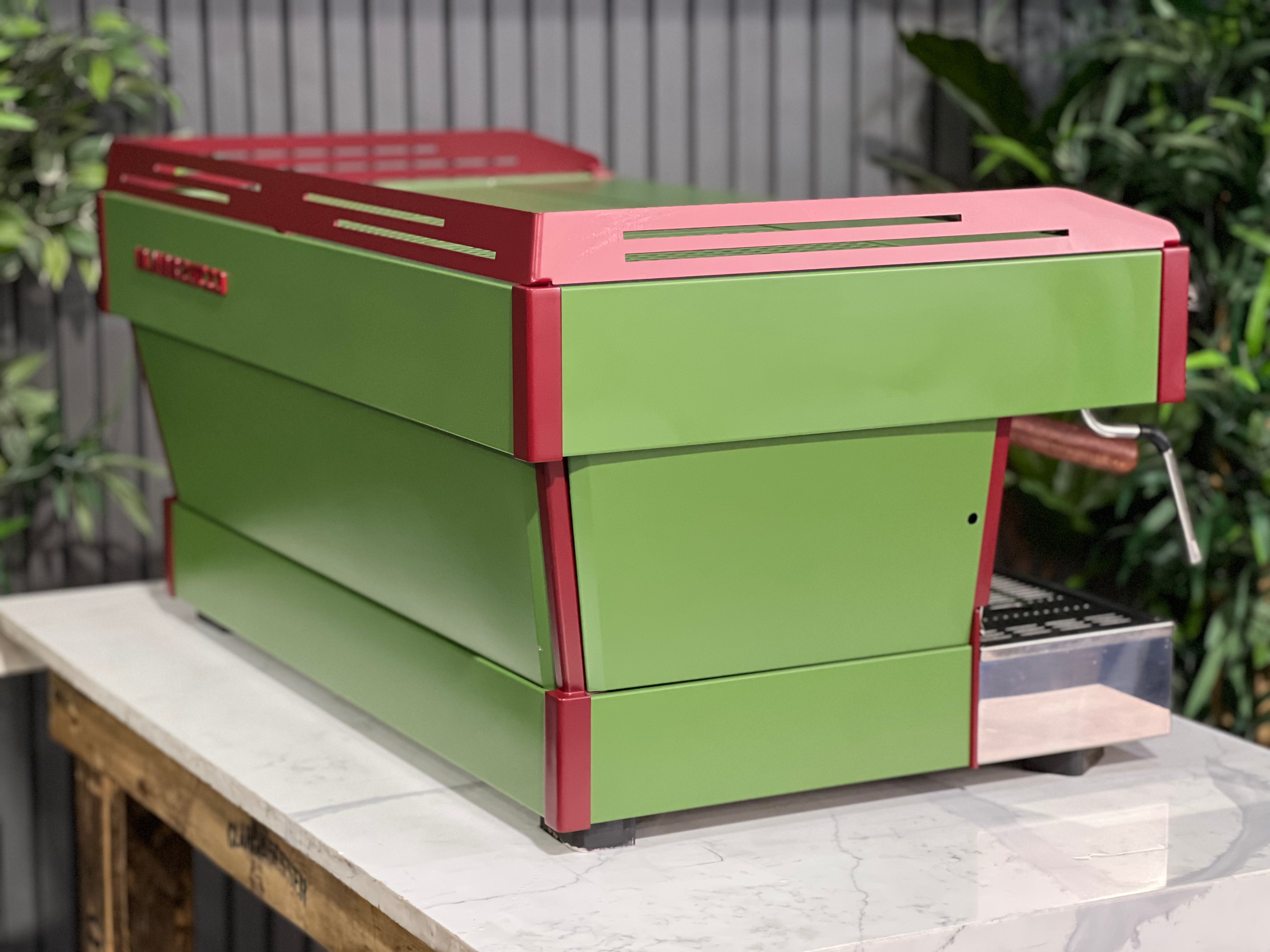 La Marzocco Linea PB 3 Group Coffee Machine Green & Red - New