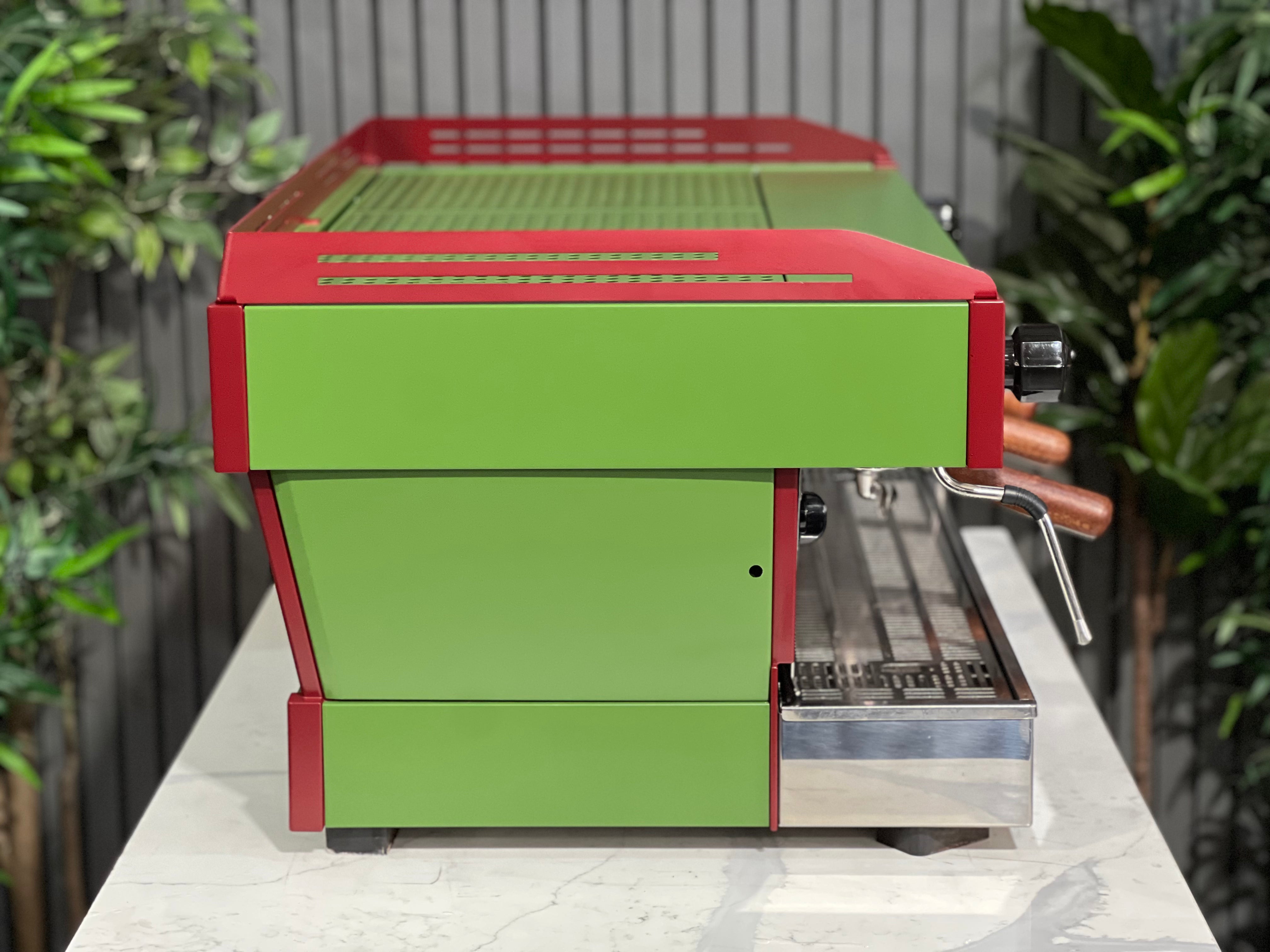 La Marzocco Linea PB 3 Group Coffee Machine Green & Red - New