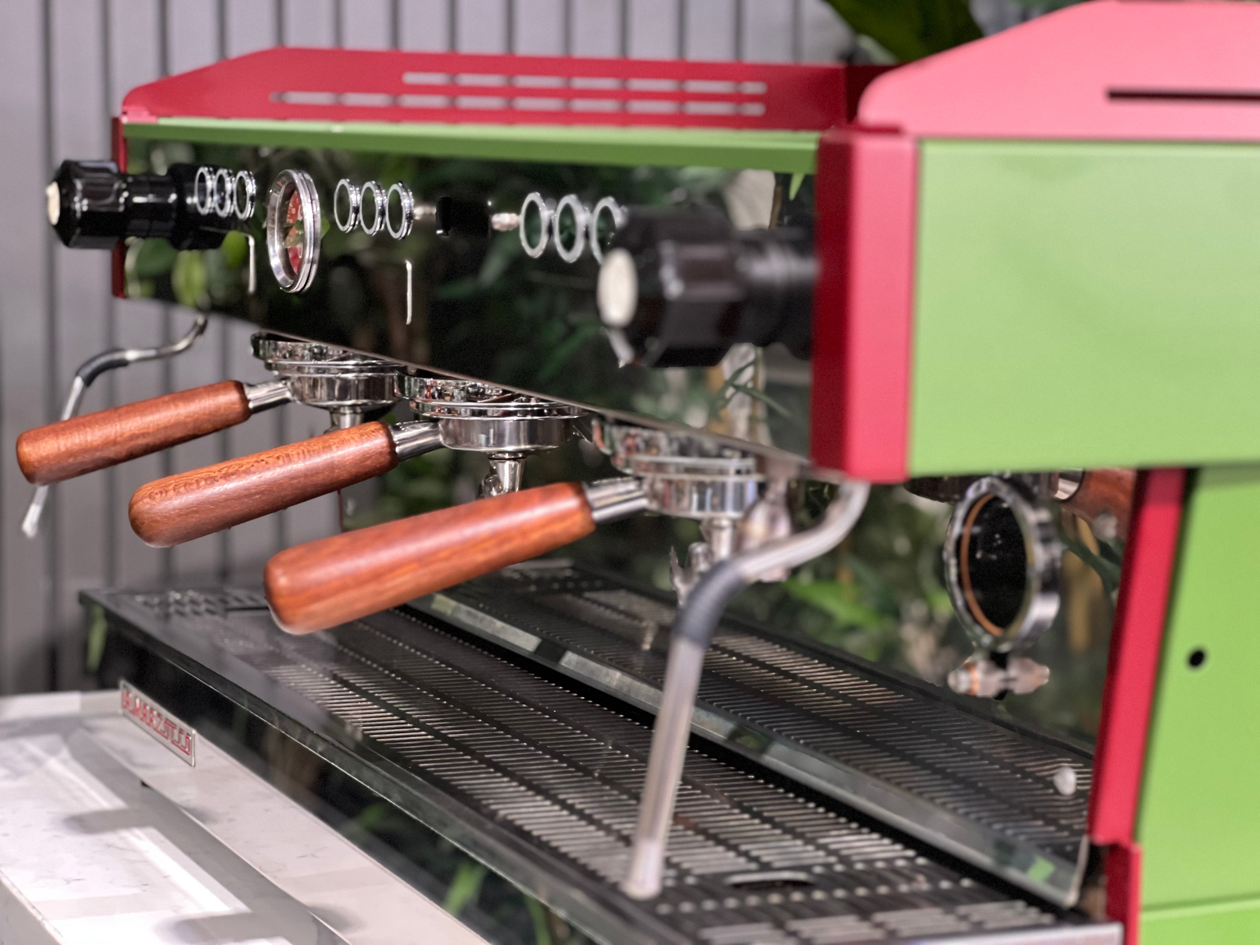 La Marzocco Linea PB 3 Group Coffee Machine Green & Red - New