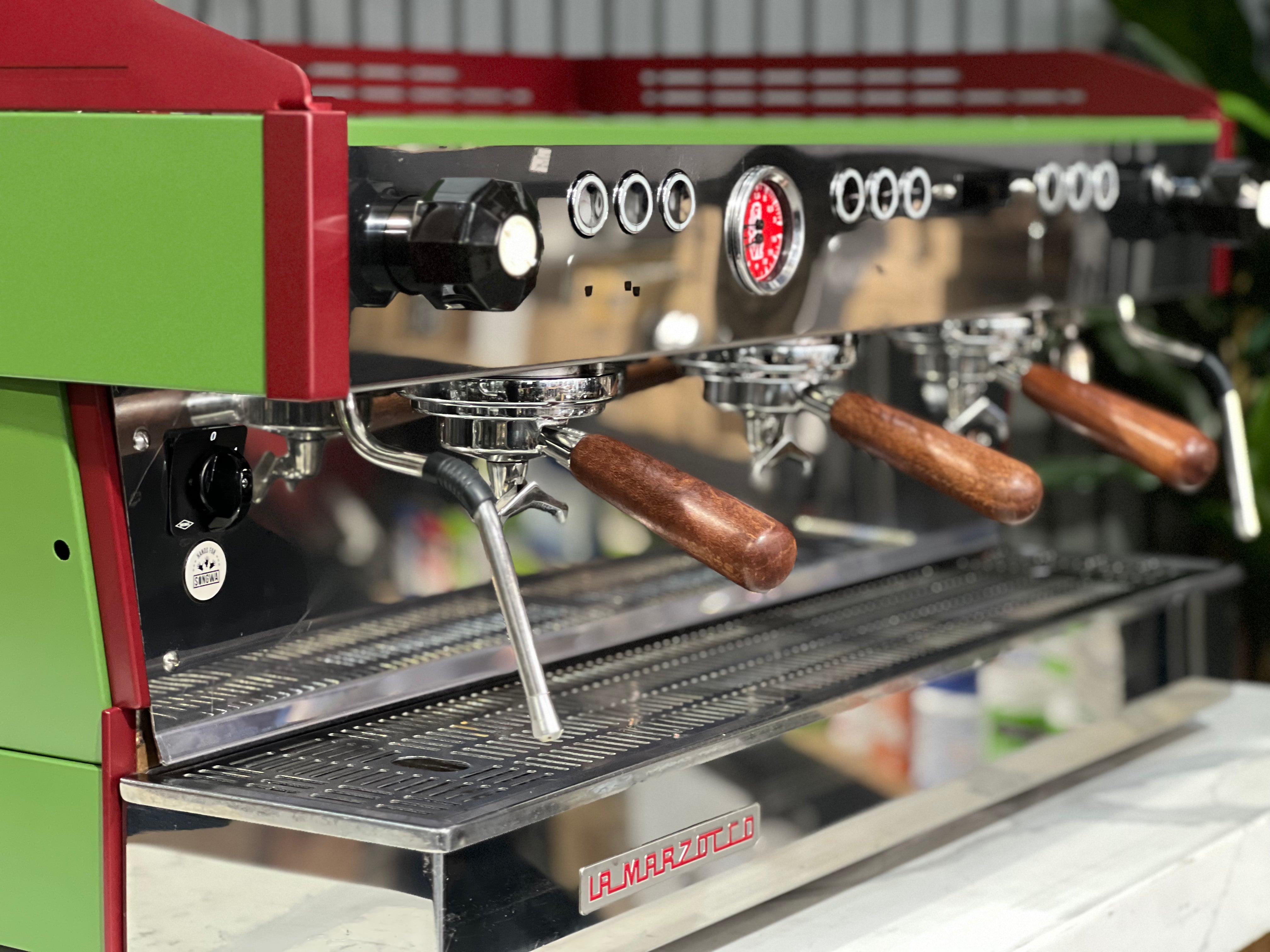 La Marzocco Linea PB 3 Group Coffee Machine Green & Red - New