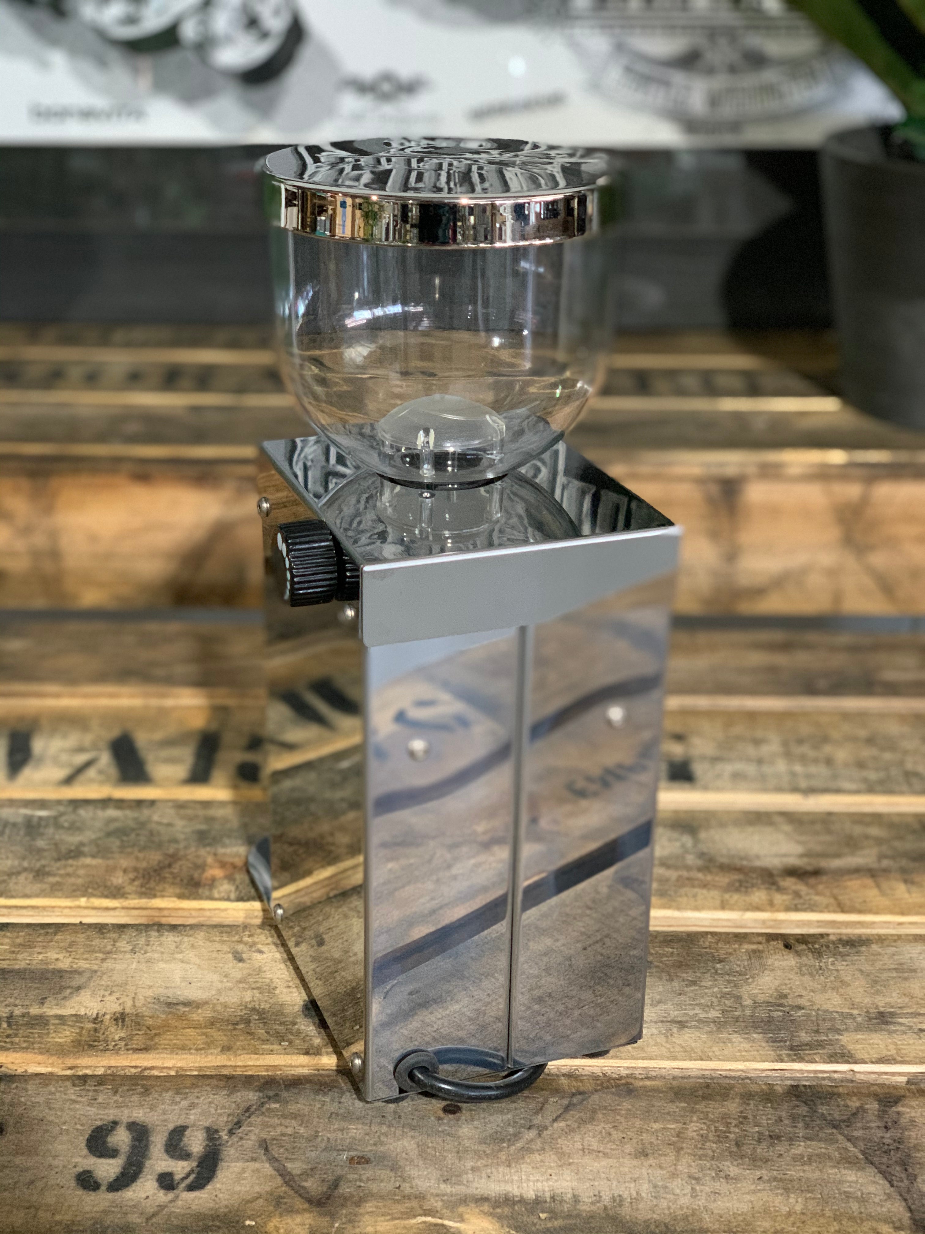 La Pavoni Kube Mill V2 Coffee Grinder Chrome - New