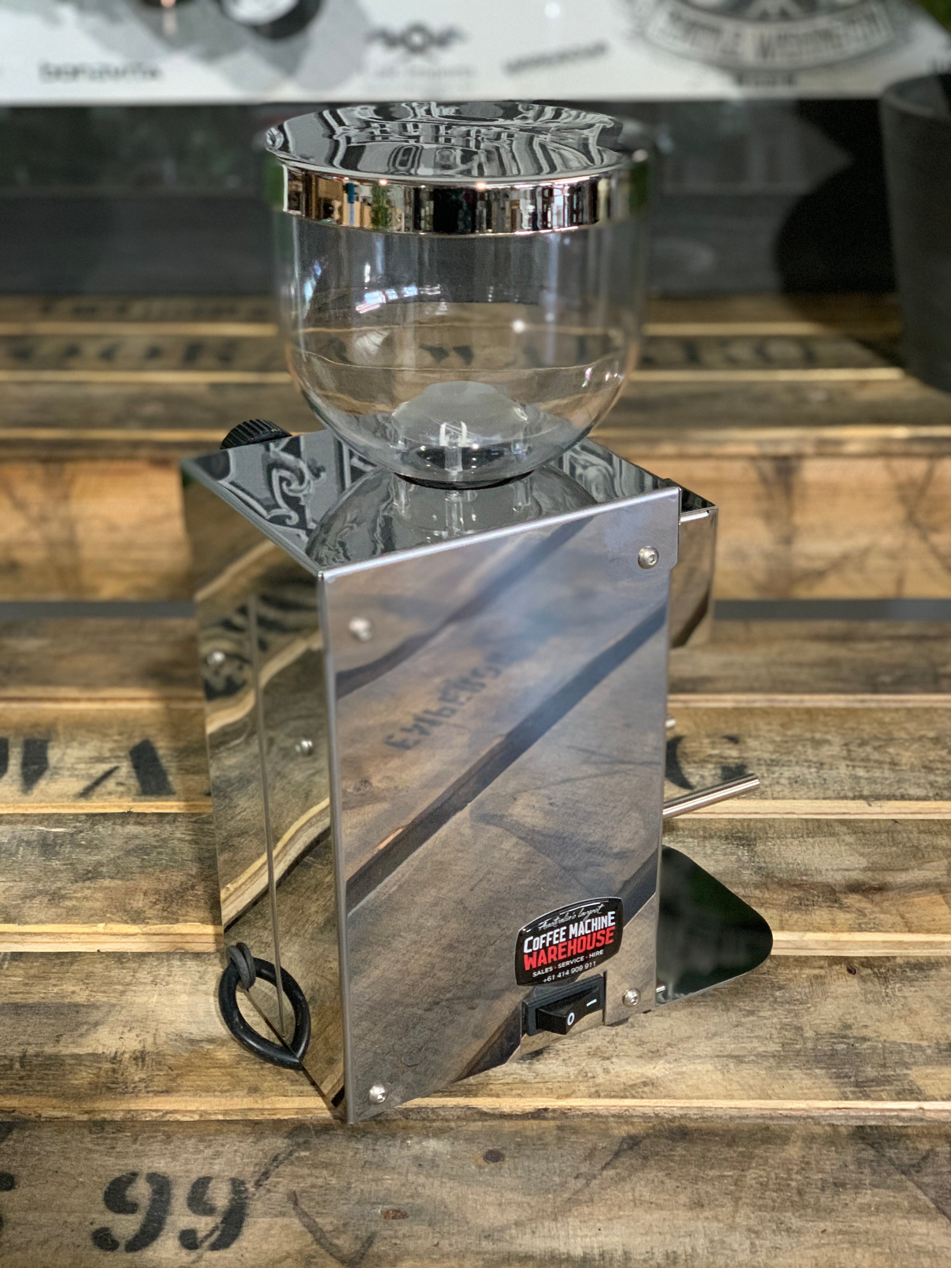La Pavoni Kube Mill V2 Coffee Grinder Chrome - New