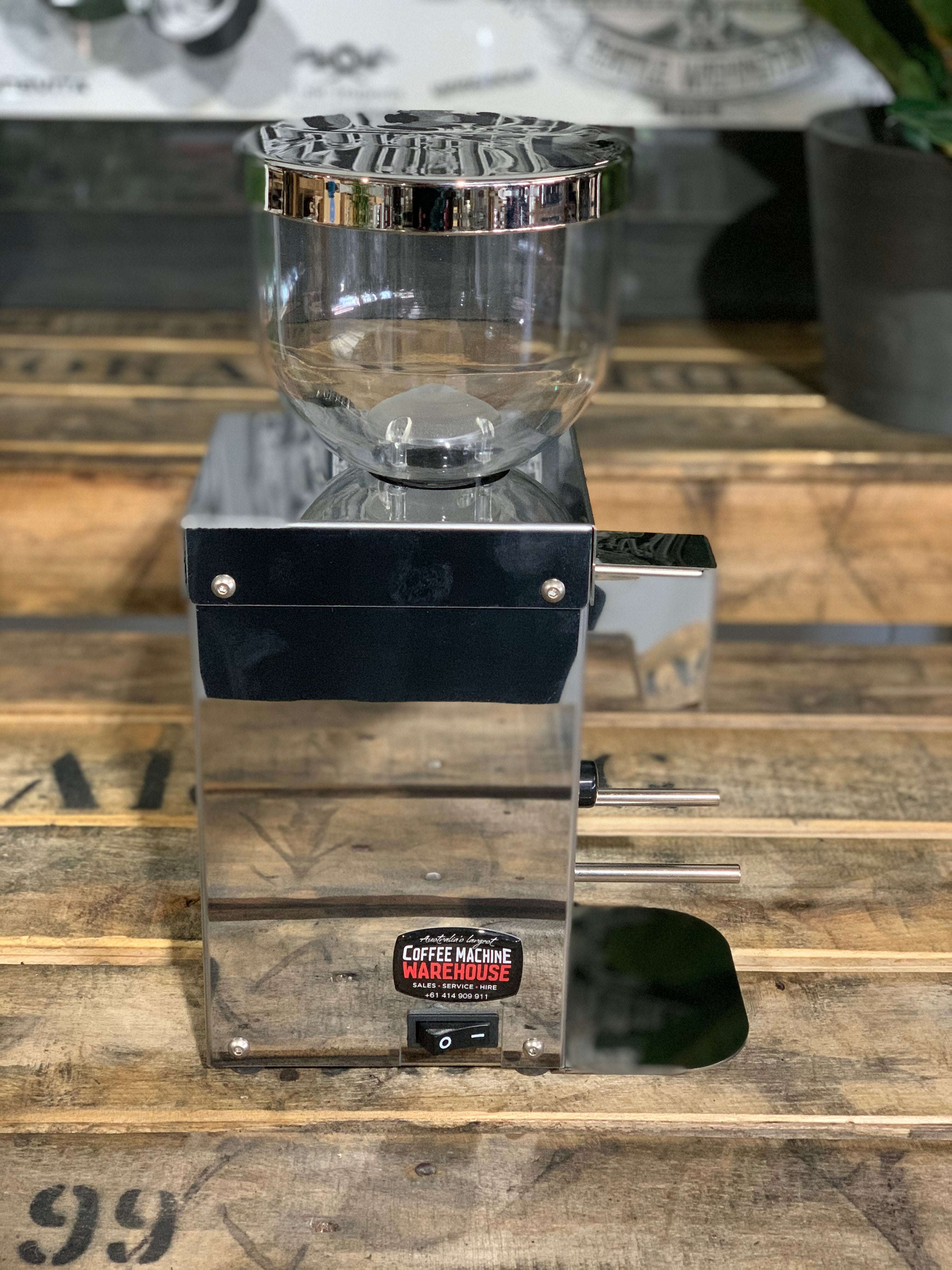 La Pavoni Kube Mill V2 Coffee Grinder Chrome - New