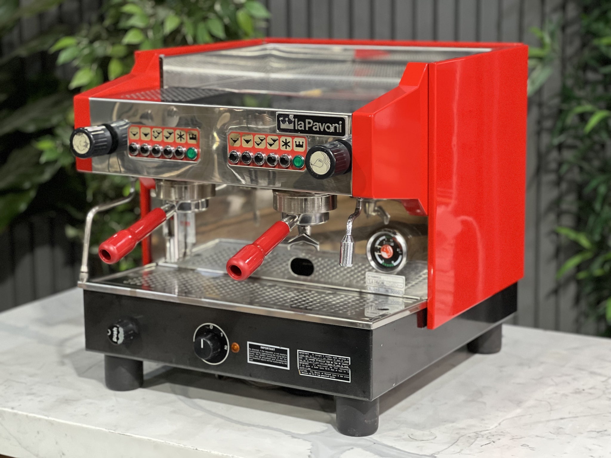 La Pavoni P/TRE Compact 2 Group Red