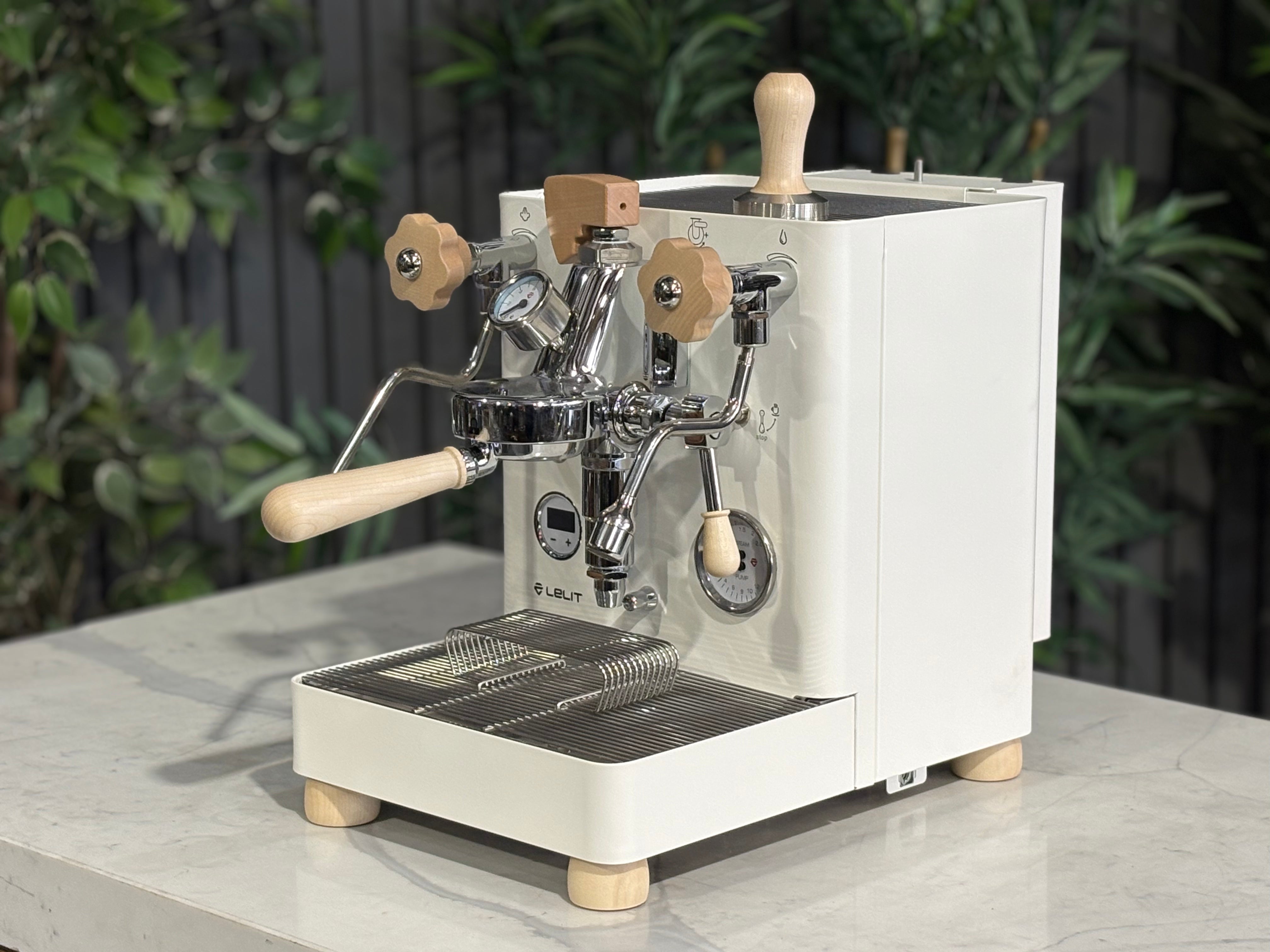 Lelit Bianca V3 1 Group Coffee Machine White & Timber - New