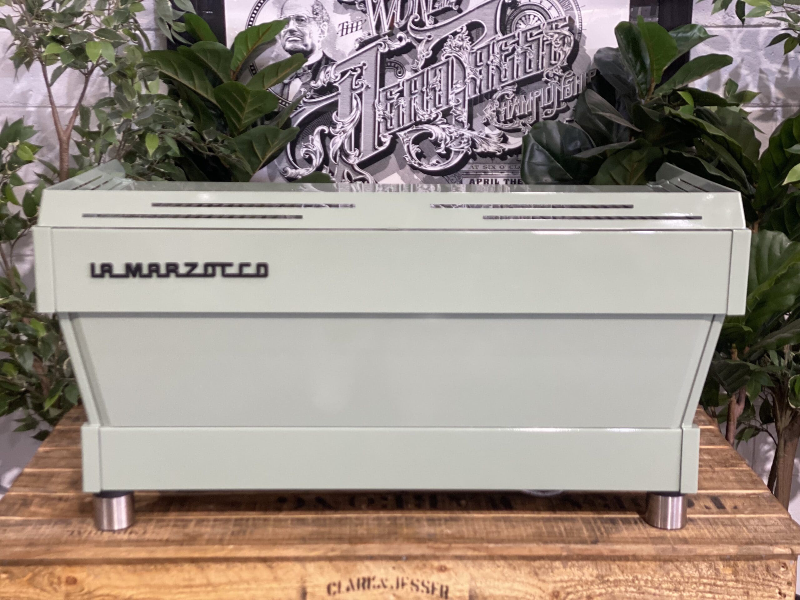 La Marzocco Linea PB 3 Group Custom Moss Green