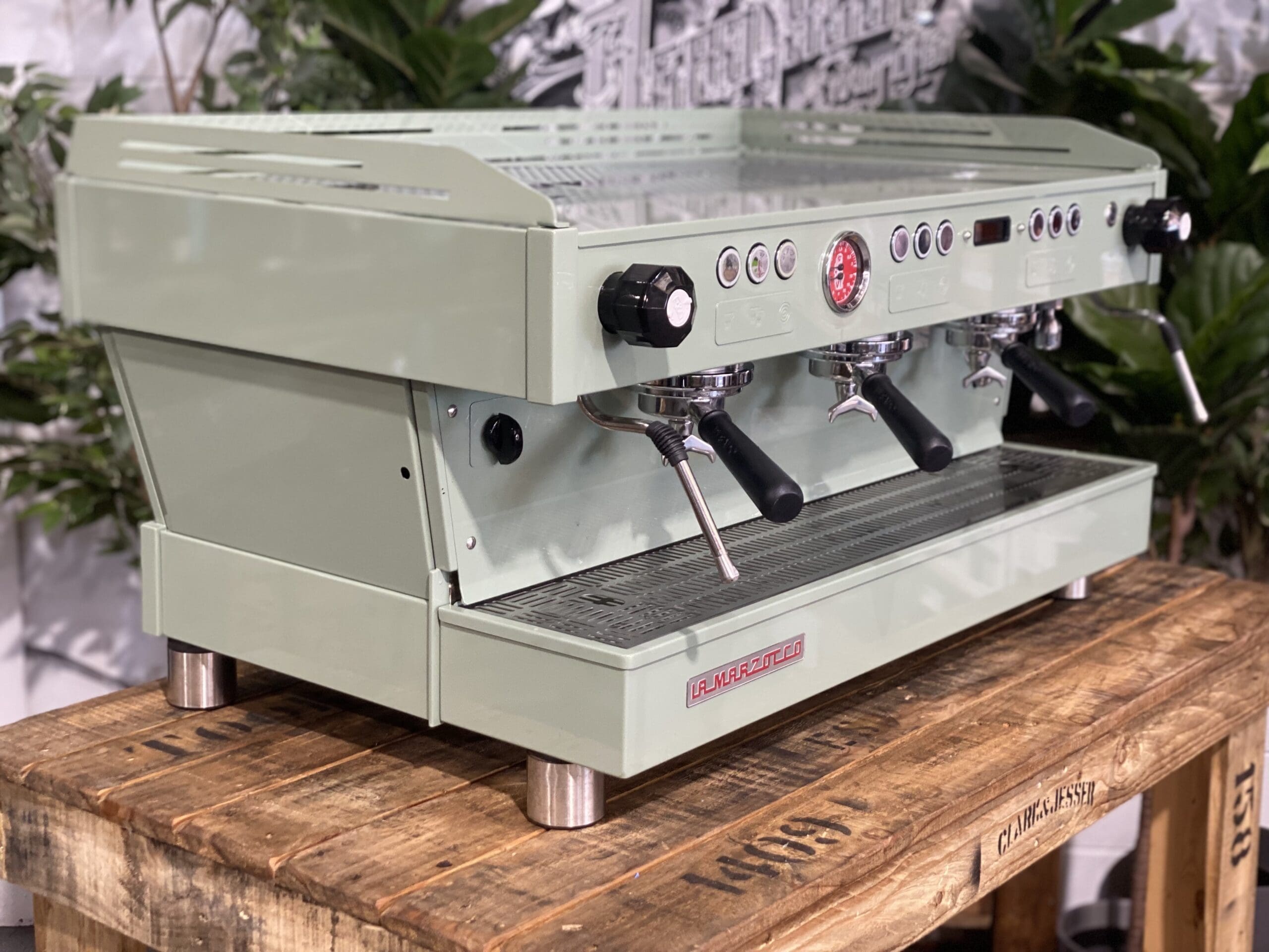 La Marzocco Linea PB 3 Group Custom Moss Green