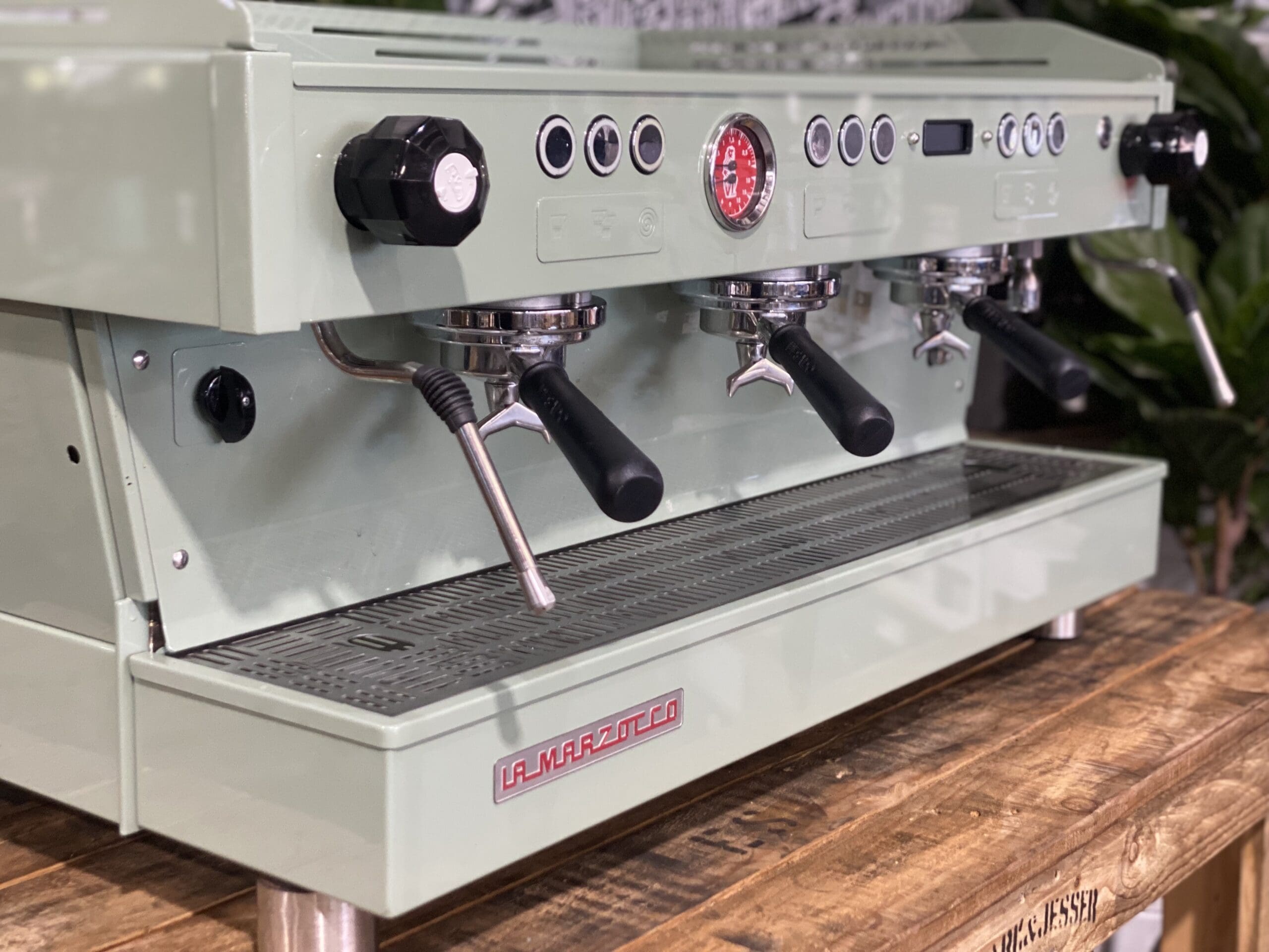 La Marzocco Linea PB 3 Group Custom Moss Green