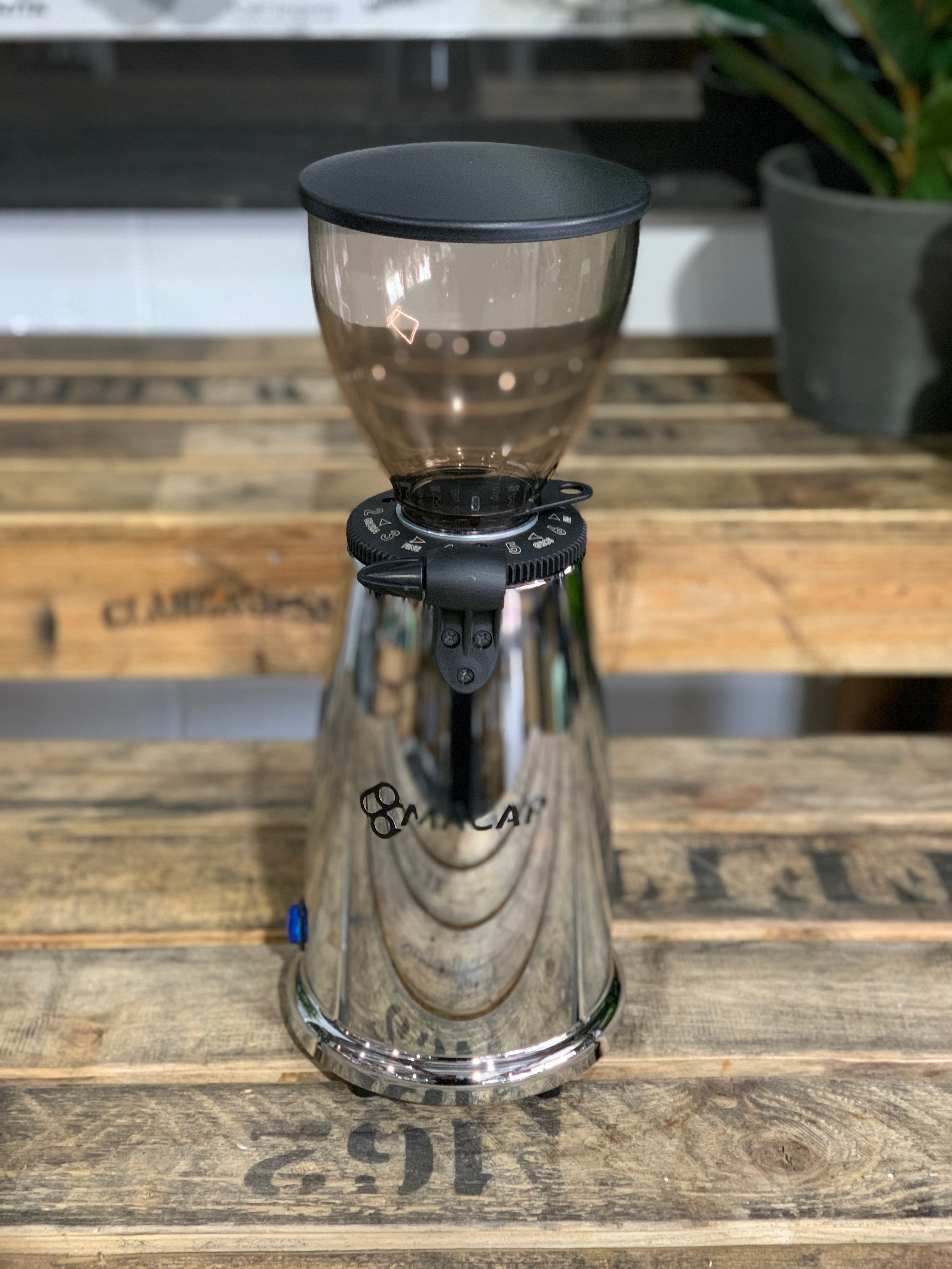 Macap M2M Stepless Espresso Coffee Grinder Chrome - New