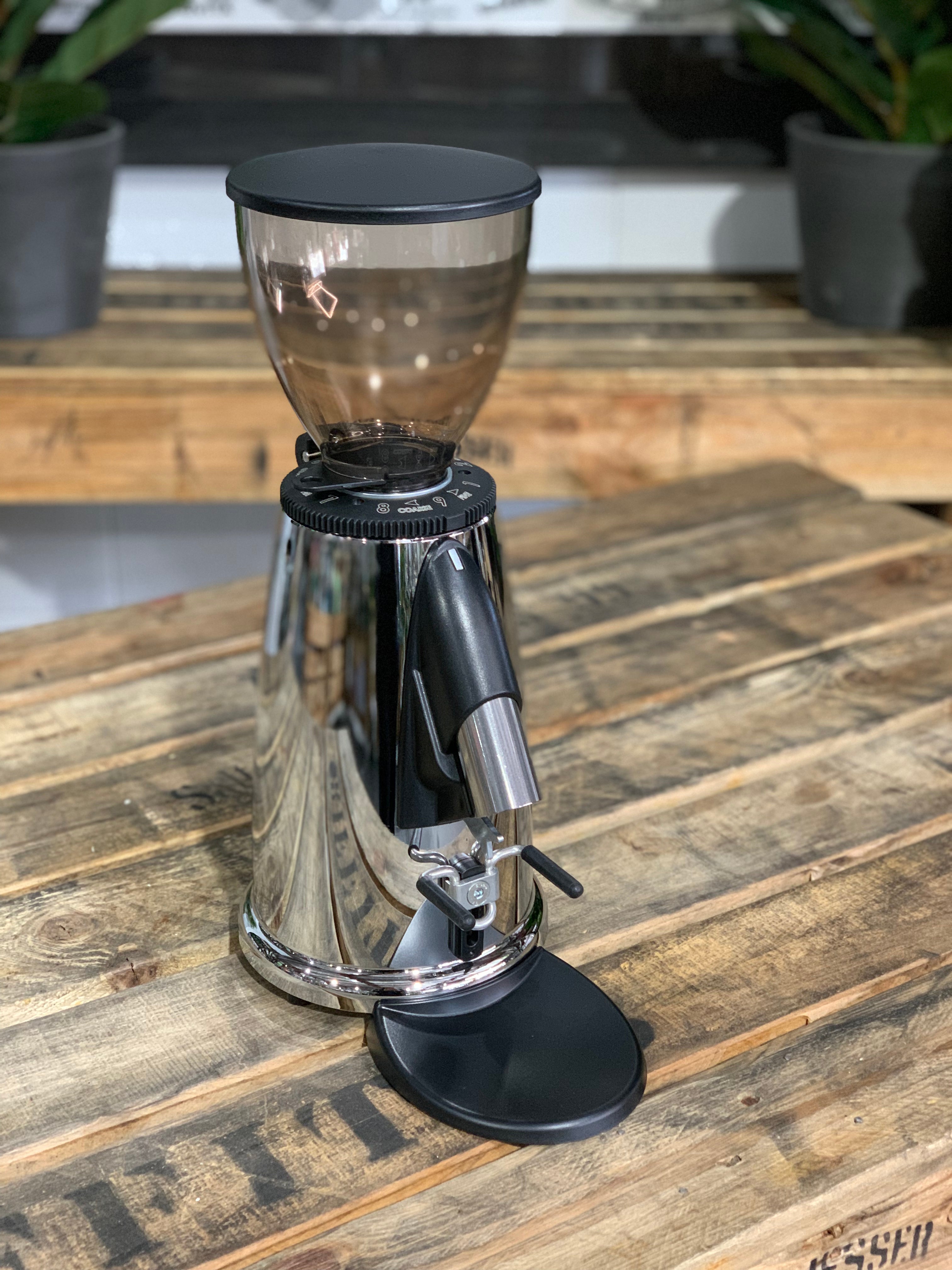 Macap M2M Stepless Espresso Coffee Grinder Chrome - New