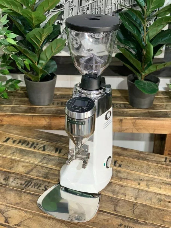 Mazzer Robur S Electronic New – White - Coffee Machine Warehouse | Espresso Coffee Machines