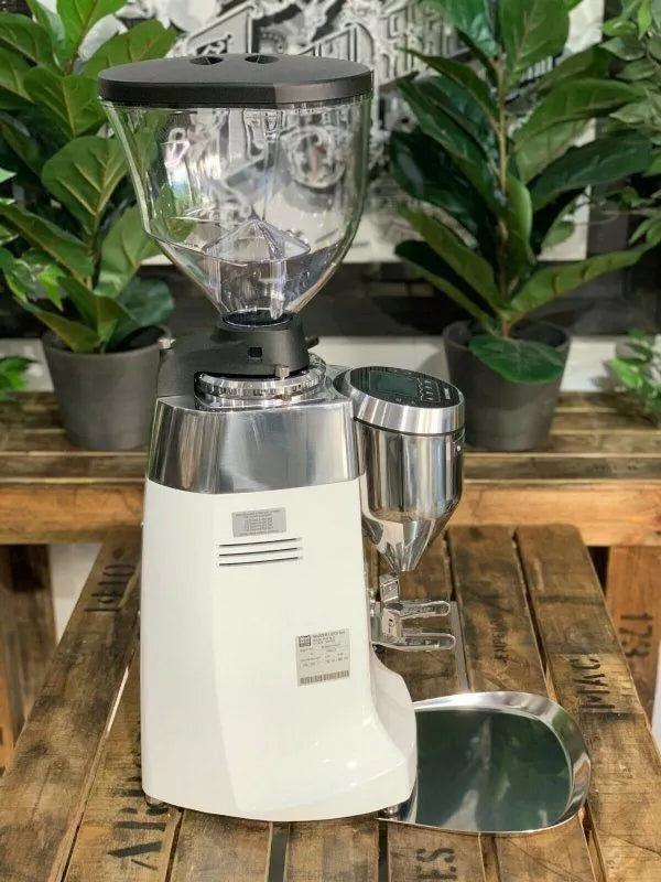 Mazzer Robur S Electronic New – White - Coffee Machine Warehouse | Espresso Coffee Machines