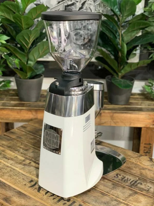 Mazzer Robur S Electronic New – White - Coffee Machine Warehouse | Espresso Coffee Machines