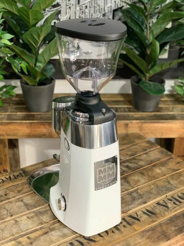 Mazzer Robur S Electronic New – White - Coffee Machine Warehouse | Espresso Coffee Machines