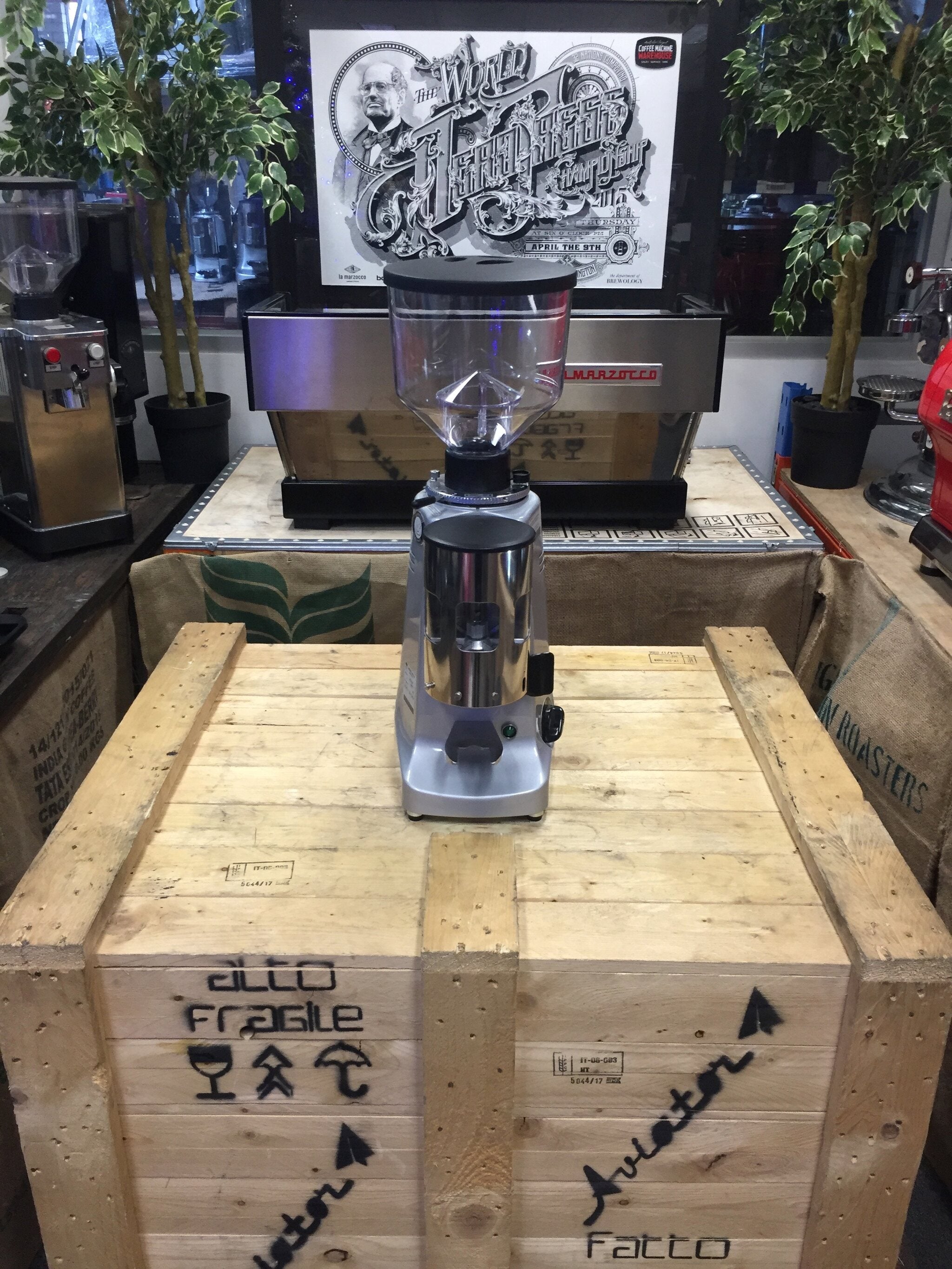 Mazzer Major Electronic Silver Coffee Grinder