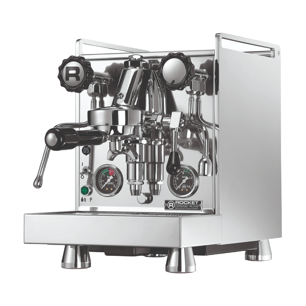 Rocket Mozzafiato Cronometro R 1 Group Coffee Machine Stainless Steel - Brand New