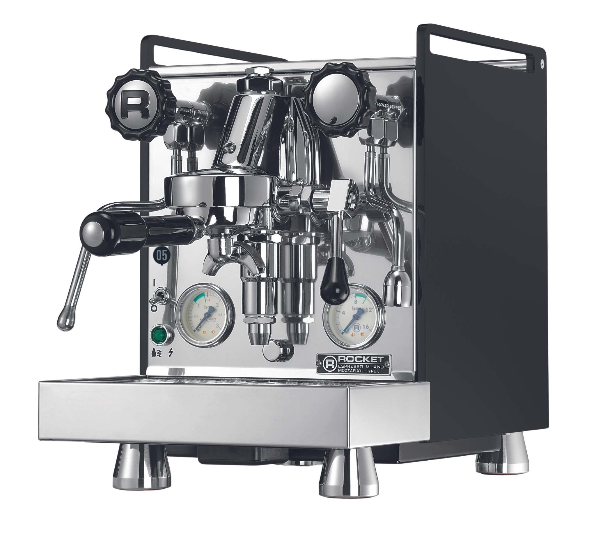 Rocket Mozzafiato Cronometro V 1 Group Coffee Machine Black - Brand New