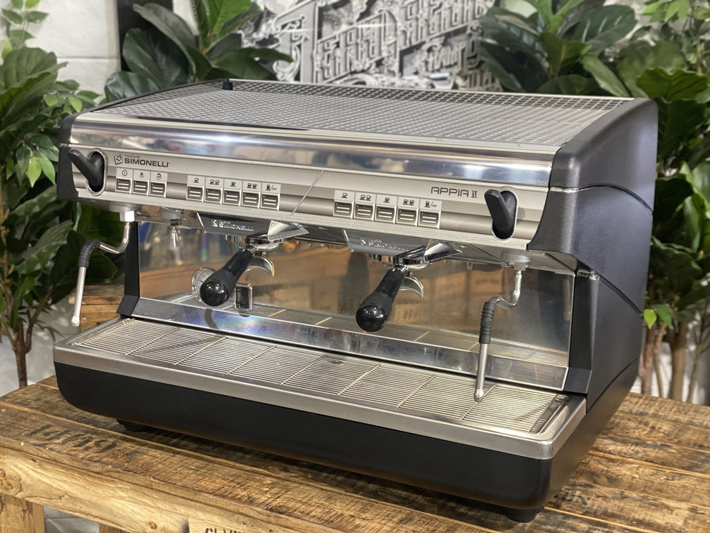 Simonelli Nuova Simonelli Appia II 2 Group Black Espresso Coffee Machine - Used