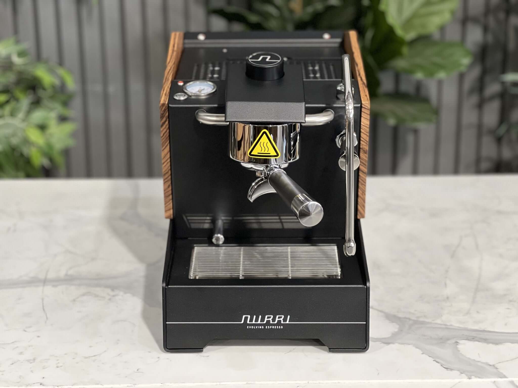 Nurri Type R 1 Group Espresso Coffee Machine Brand New Black & Zebrano