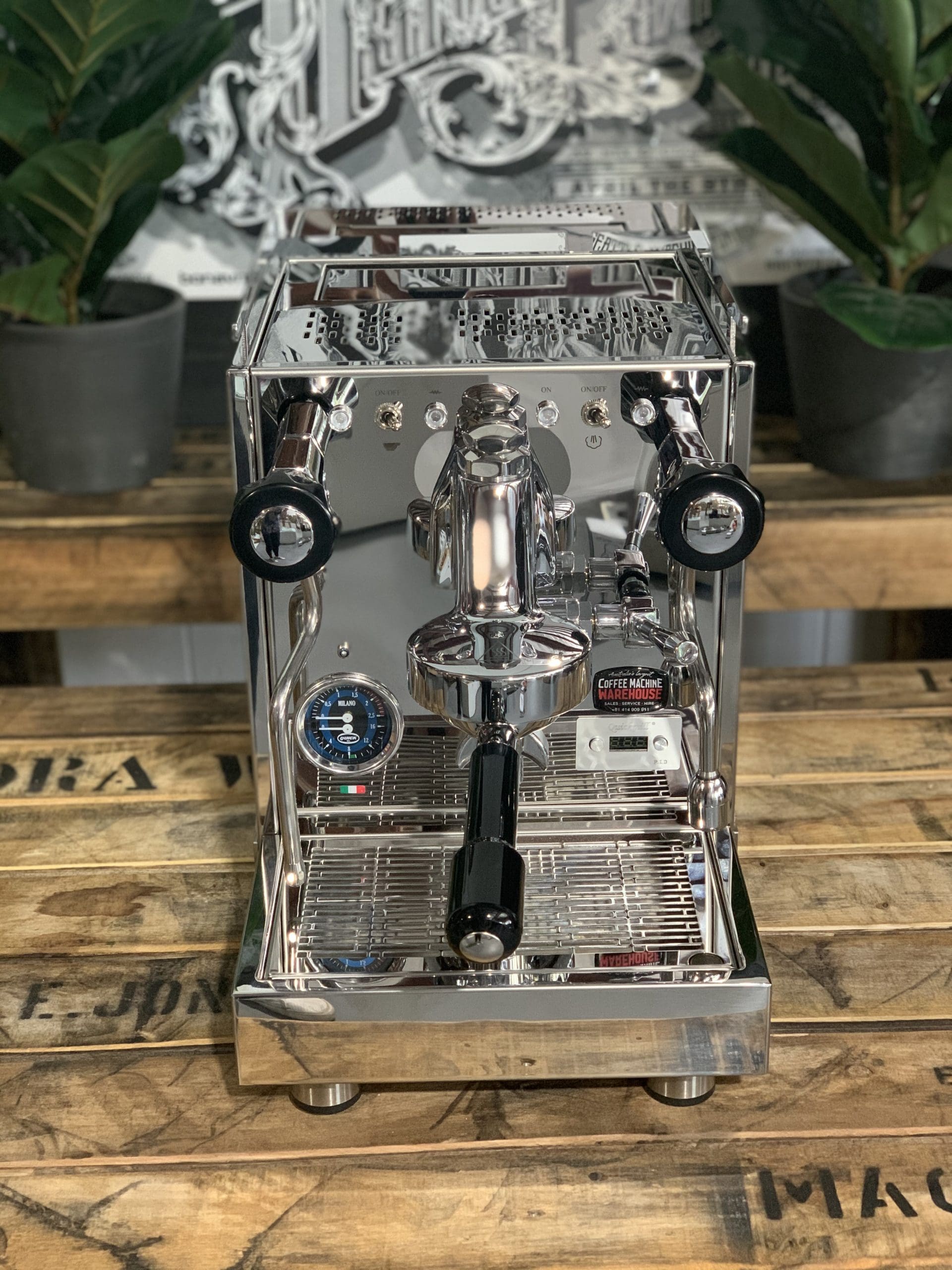 Quickmill QM67 1 Group Espresso Coffee Machine Stainless Steel New 1858 princes Highway Clayton