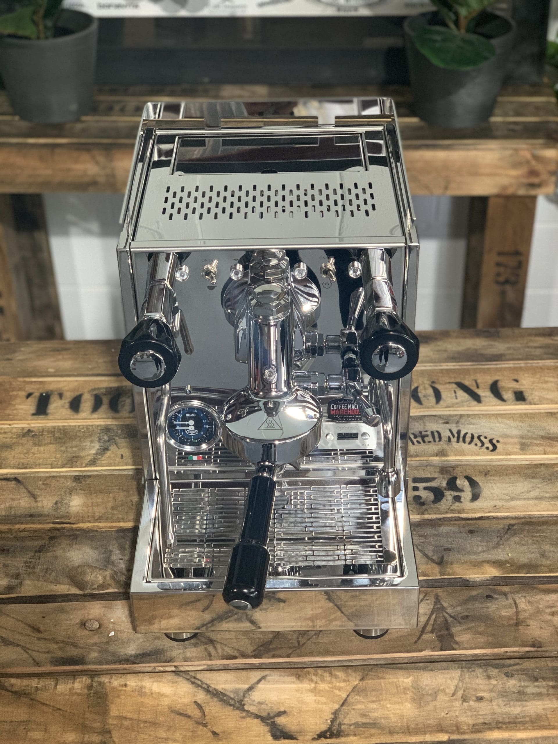 Quickmill QM67 1 Group Espresso Coffee Machine Stainless Steel New 1858 princes Highway Clayton