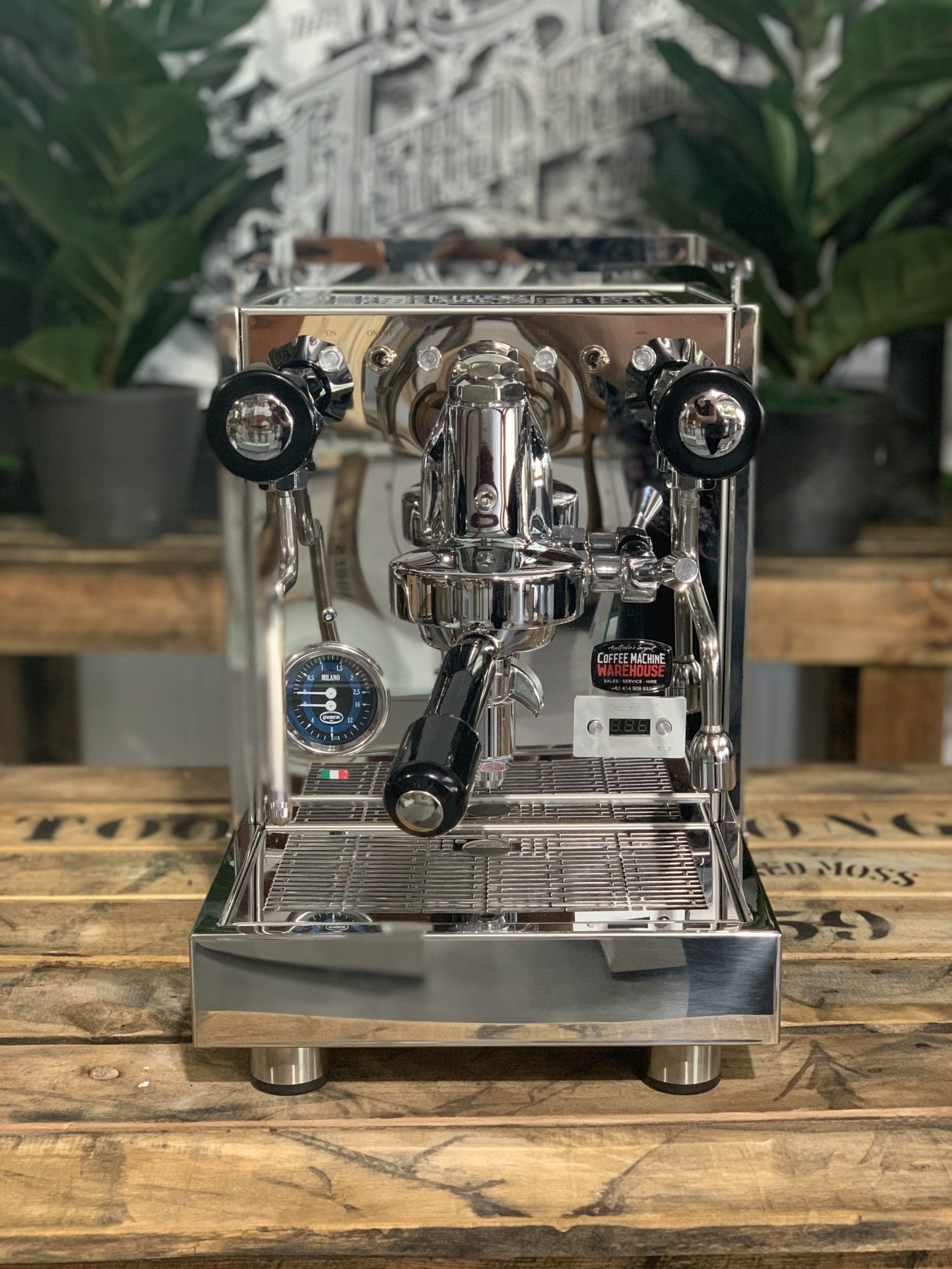 Quickmill QM67 1 Group Espresso Coffee Machine Stainless Steel New 1858 princes Highway Clayton