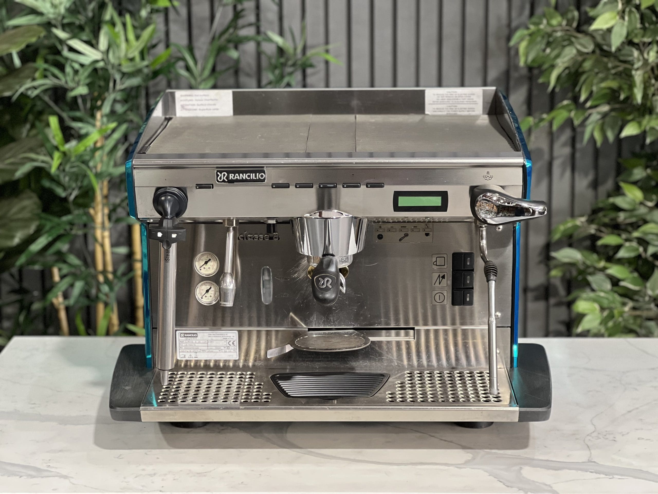 Rancilio Classe 8 1 Group Blue Chrome